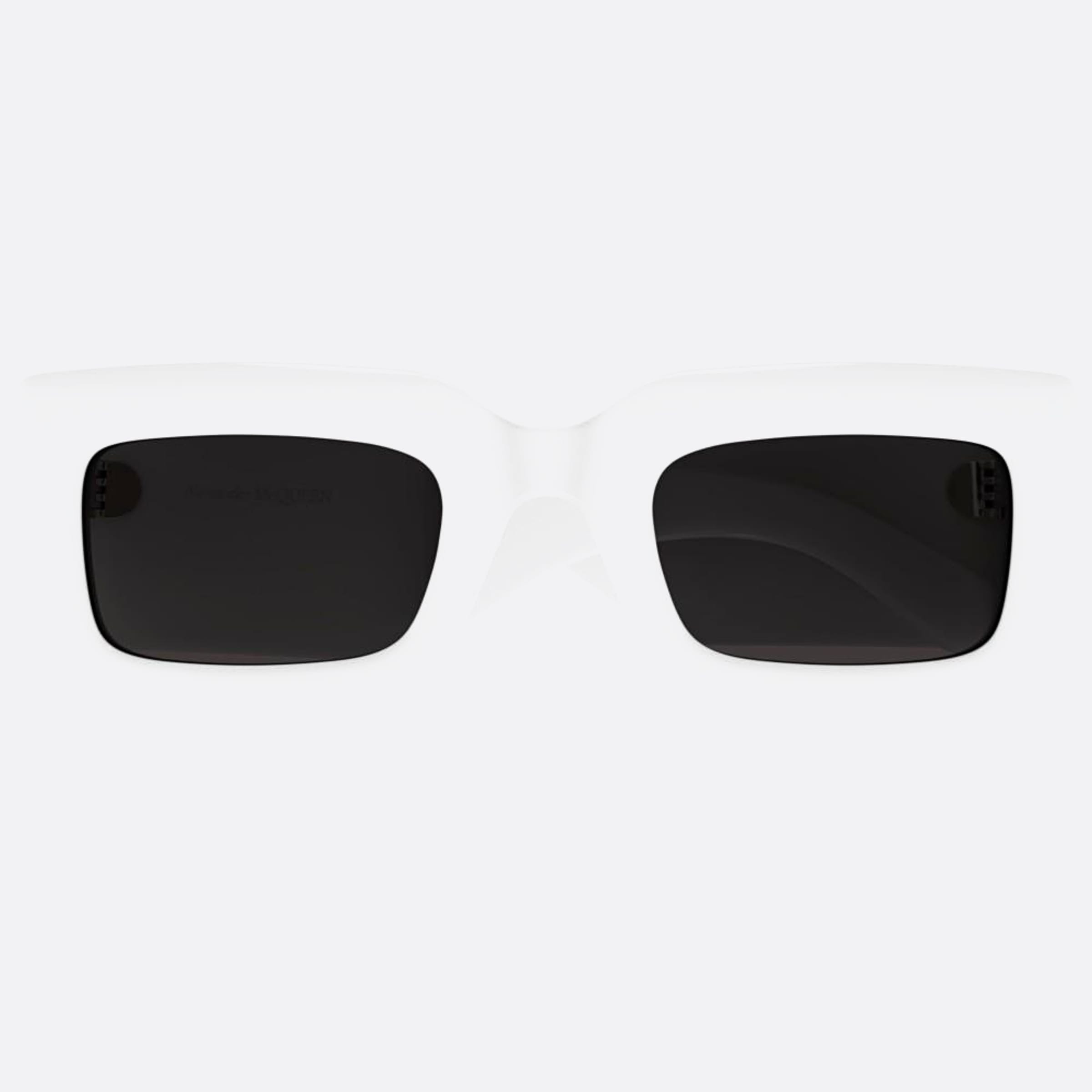 Alexander 50mm Mcqueen White Squared Woman Sunglasses - Main View