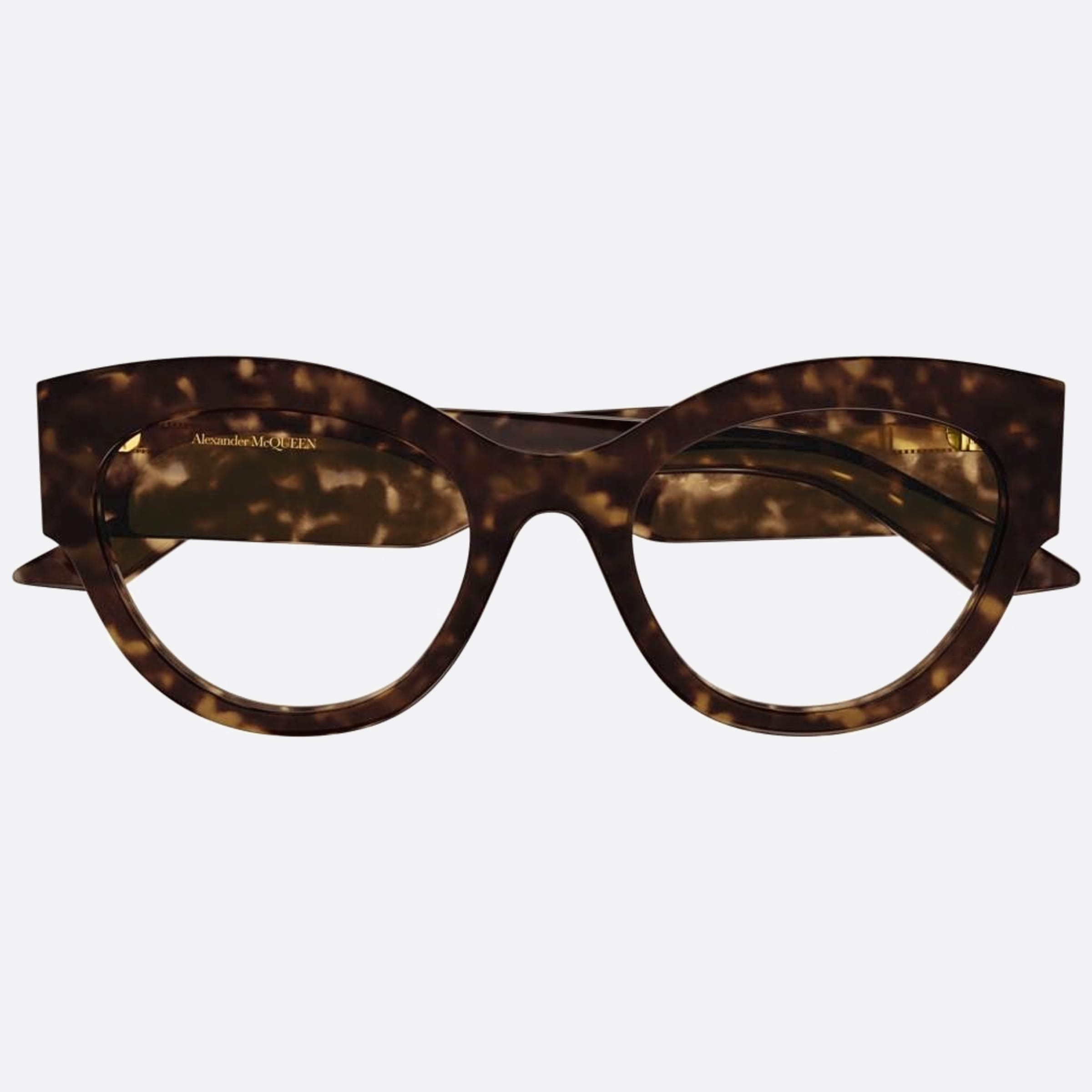 Alexander 53mm Mcqueen Havana Cat Eye Woman Eyeglasses - Main View
