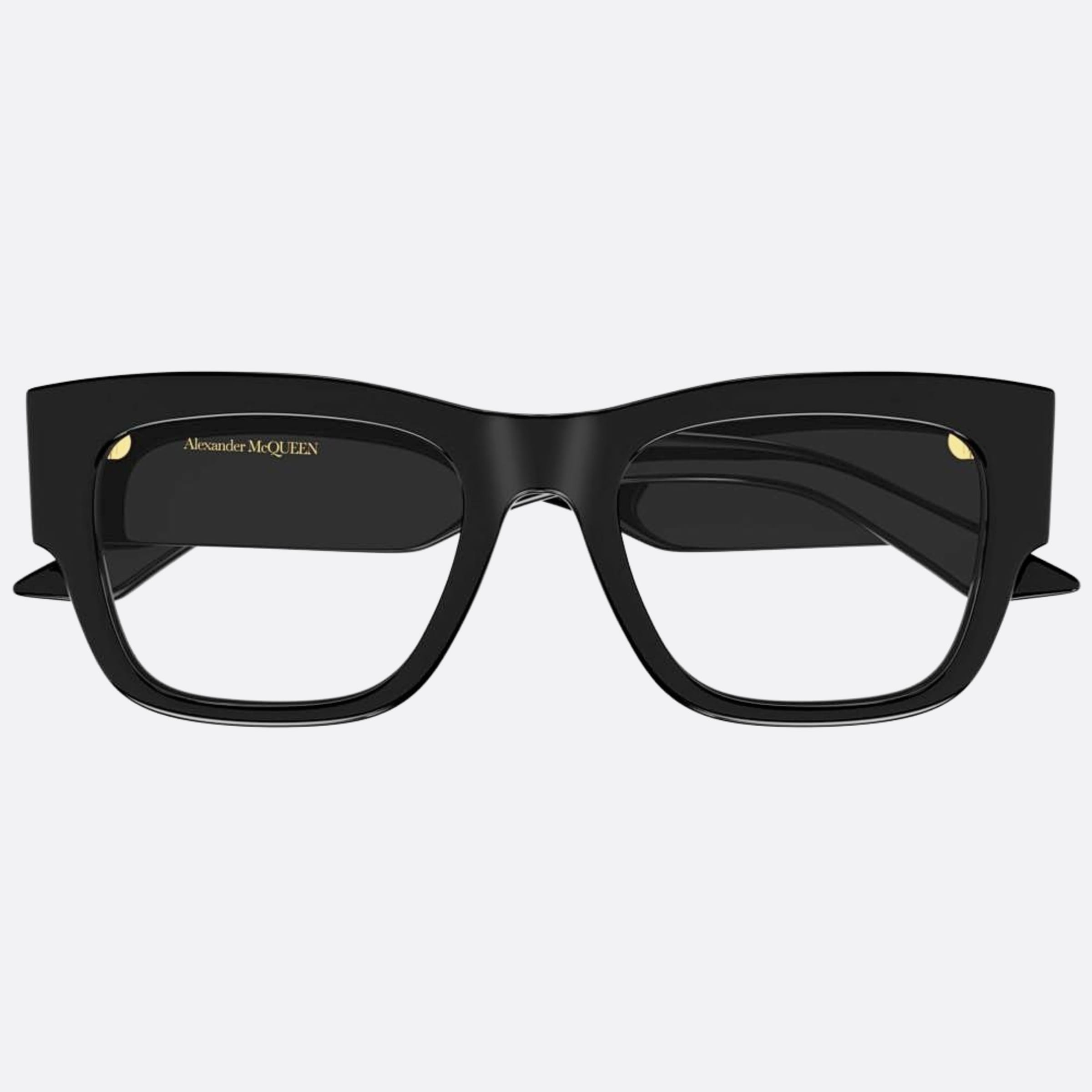 Alexander 52mm Mcqueen Black Squared Woman Eyeglasses - Main View