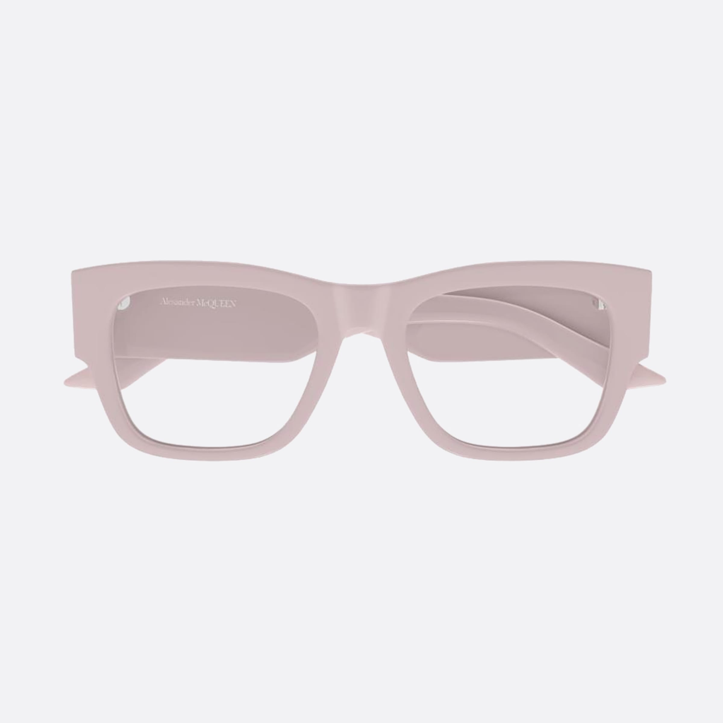Alexander 52mm Mcqueen Pink Squared Woman Eyeglasses - Main View