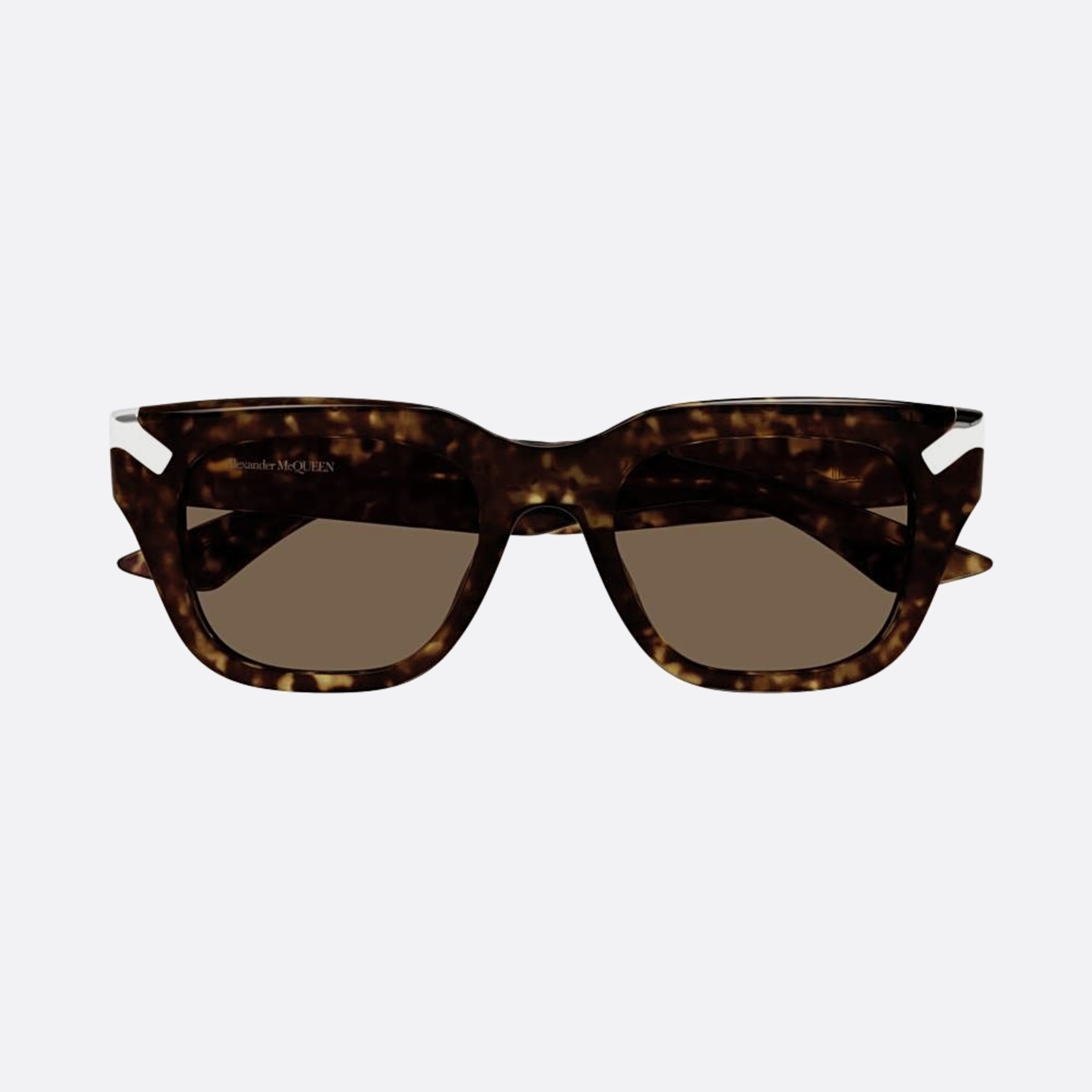 Alexander 51mm Mcqueen Havana Squared Man Sunglasses - Main View