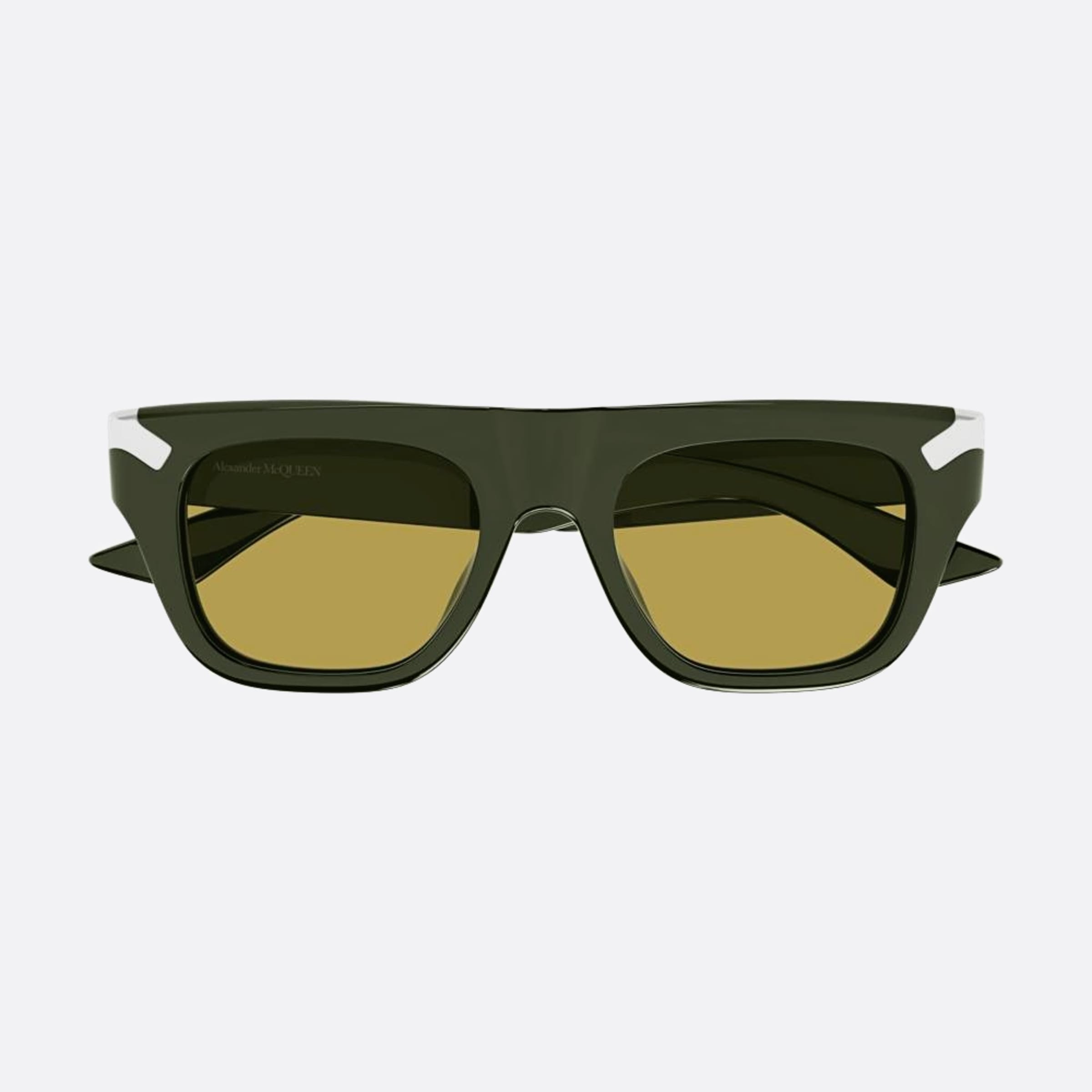 Alexander 51mm Mcqueen Grbr Green Squared Man Sunglasses - Main View
