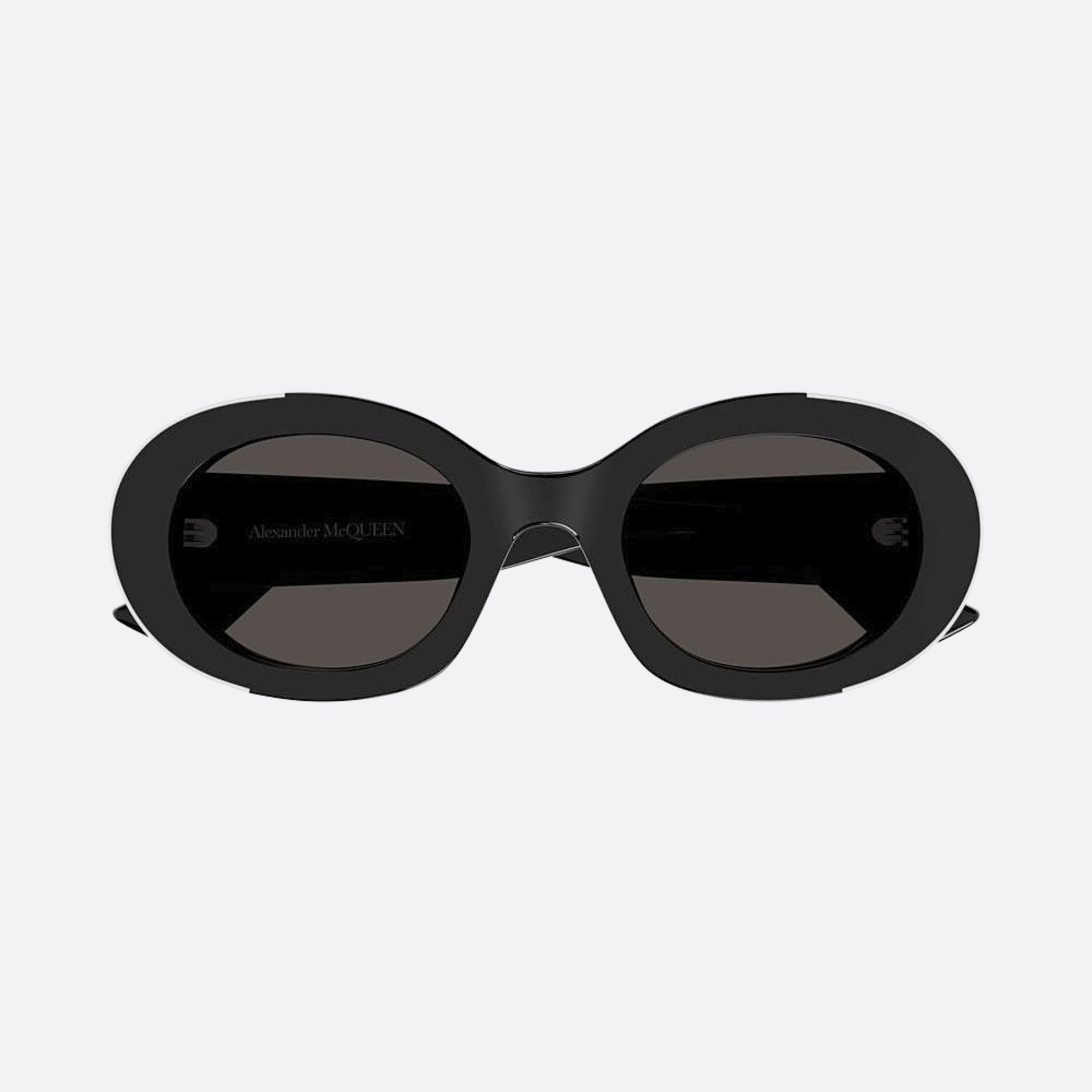 Alexander 51mm Mcqueen Black Oval Woman Sunglasses - Main View