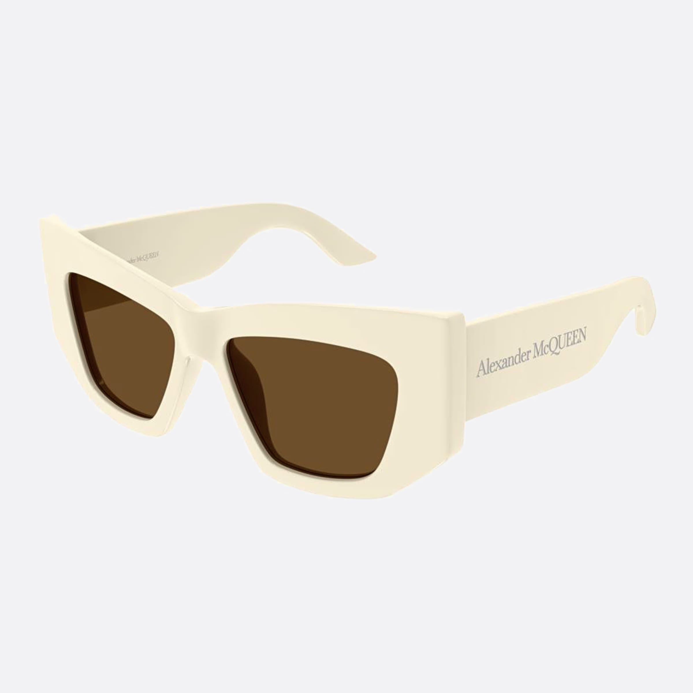 Alexander 53mm Mcqueen White Other Woman Sunglasses - Side View