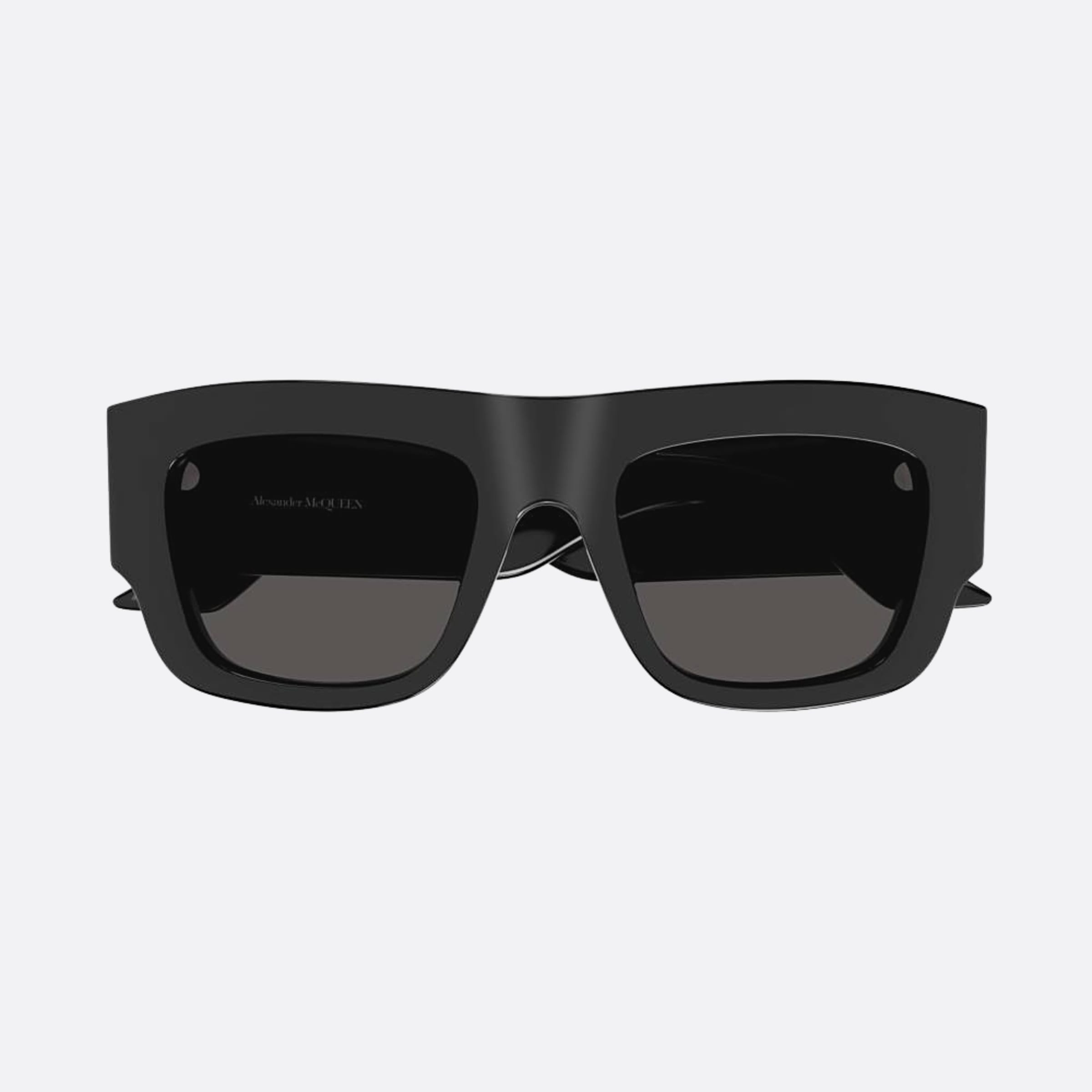 Alexander 53mm Mcqueen Black Squared Man Sunglasses - Main View