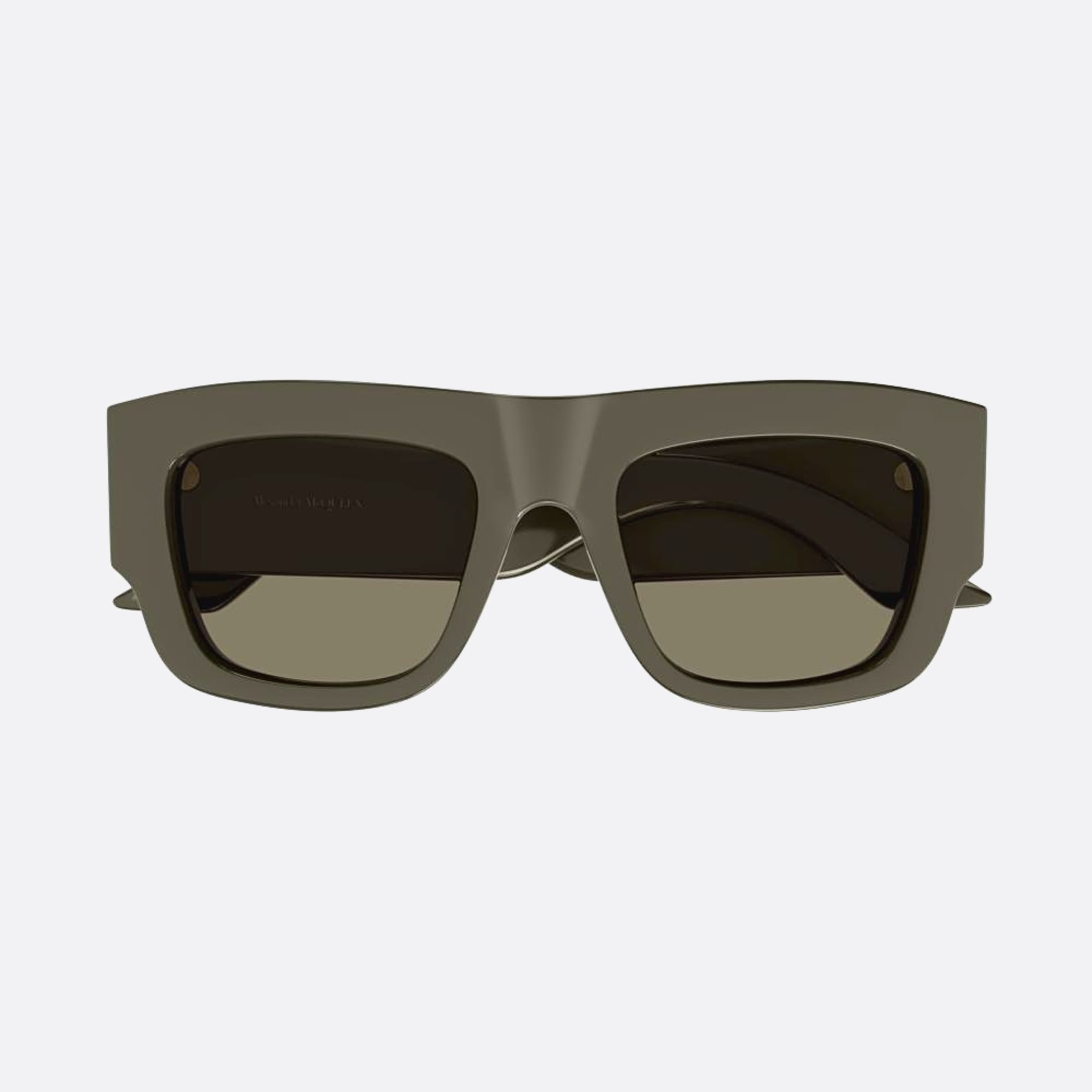 Alexander 53mm Mcqueen Brb Brown Squared Man Sunglasses - Main View