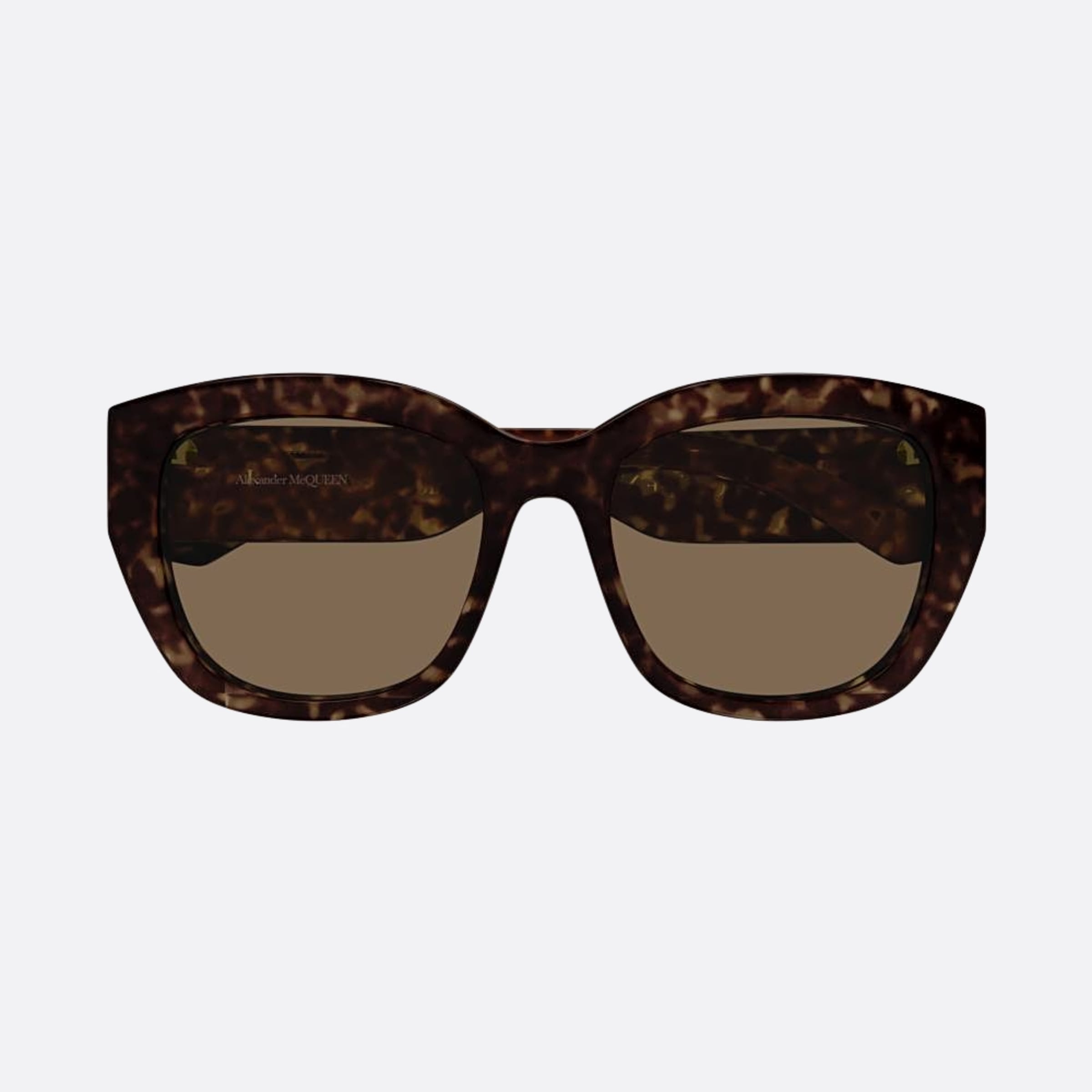 Alexander 55mm Mcqueen Am0451sa Havana Butterfly Women Sunglasses - Main View