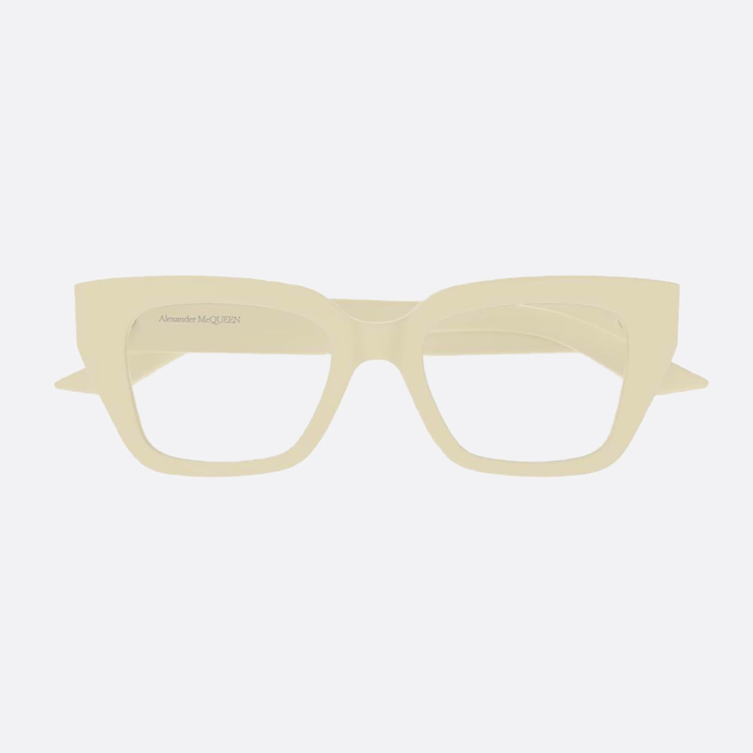 Alexander 49mm Mcqueen White Cat Eye Woman Eyeglasses - Main View
