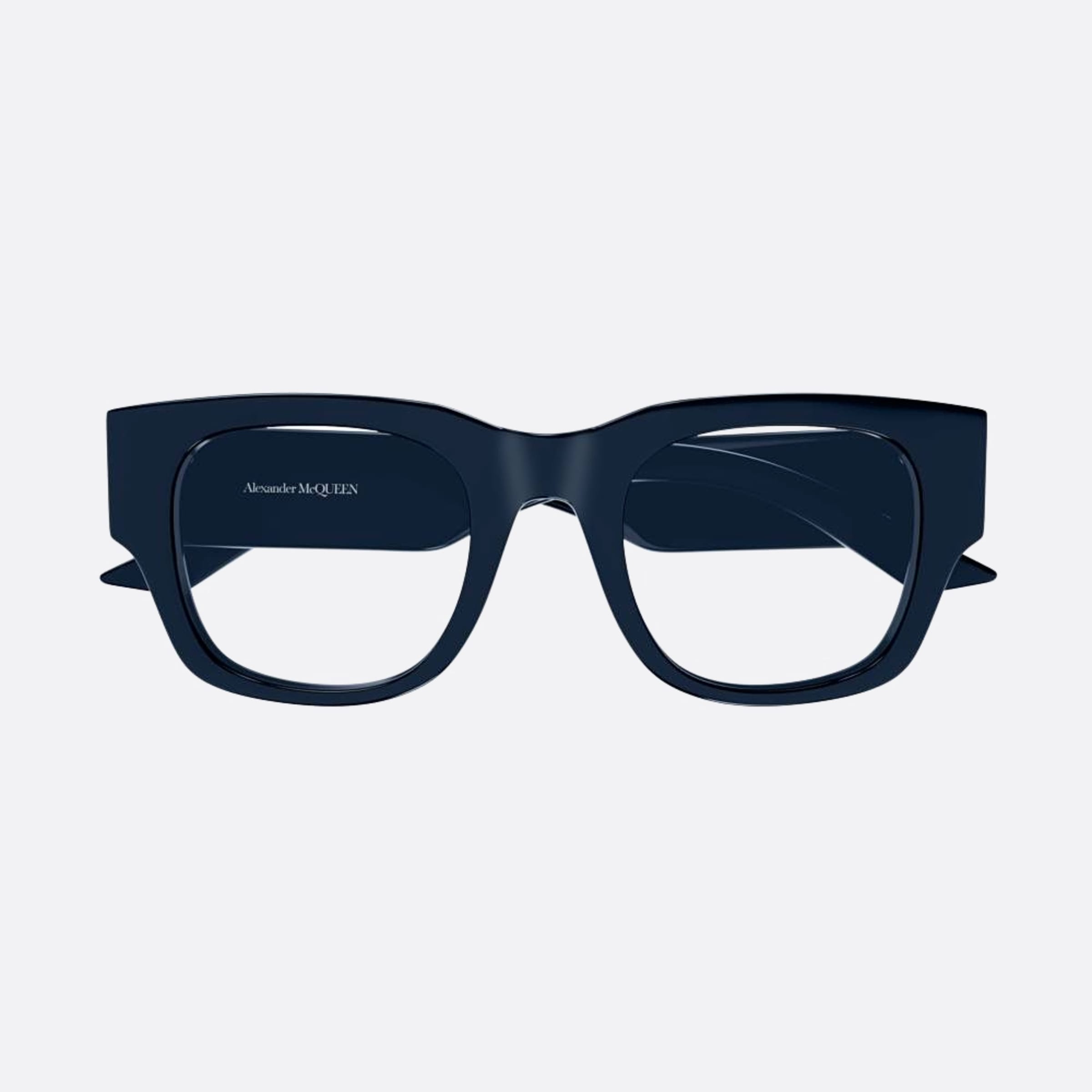 Alexander 50mm Mcqueen Blue Squared Woman Eyeglasses - Main View