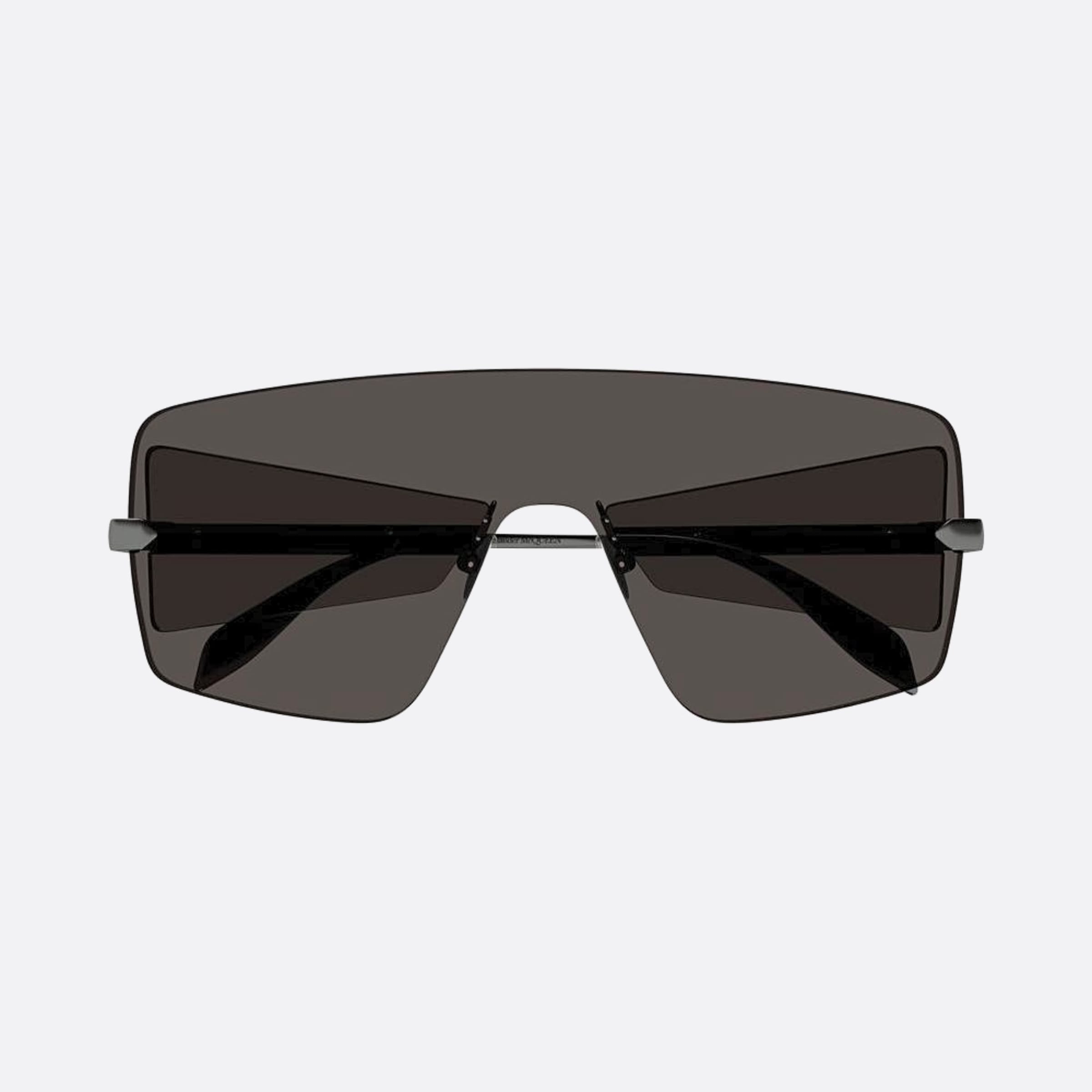 Alexander 99mm Mcqueen Black Shield Man Sunglasses - Main View
