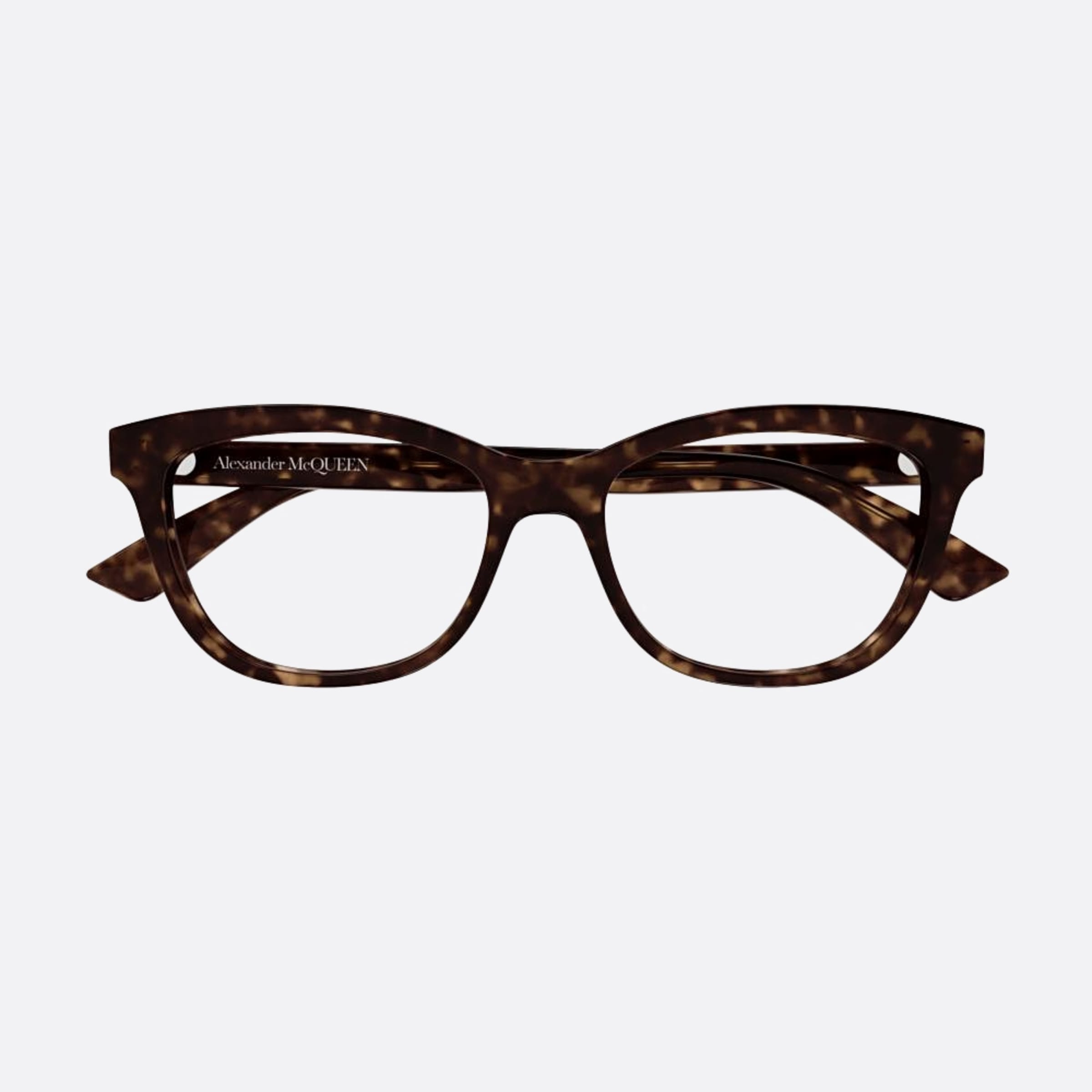Alexander 53mm Mcqueen Havana Squared Woman Eyeglasses - Main View