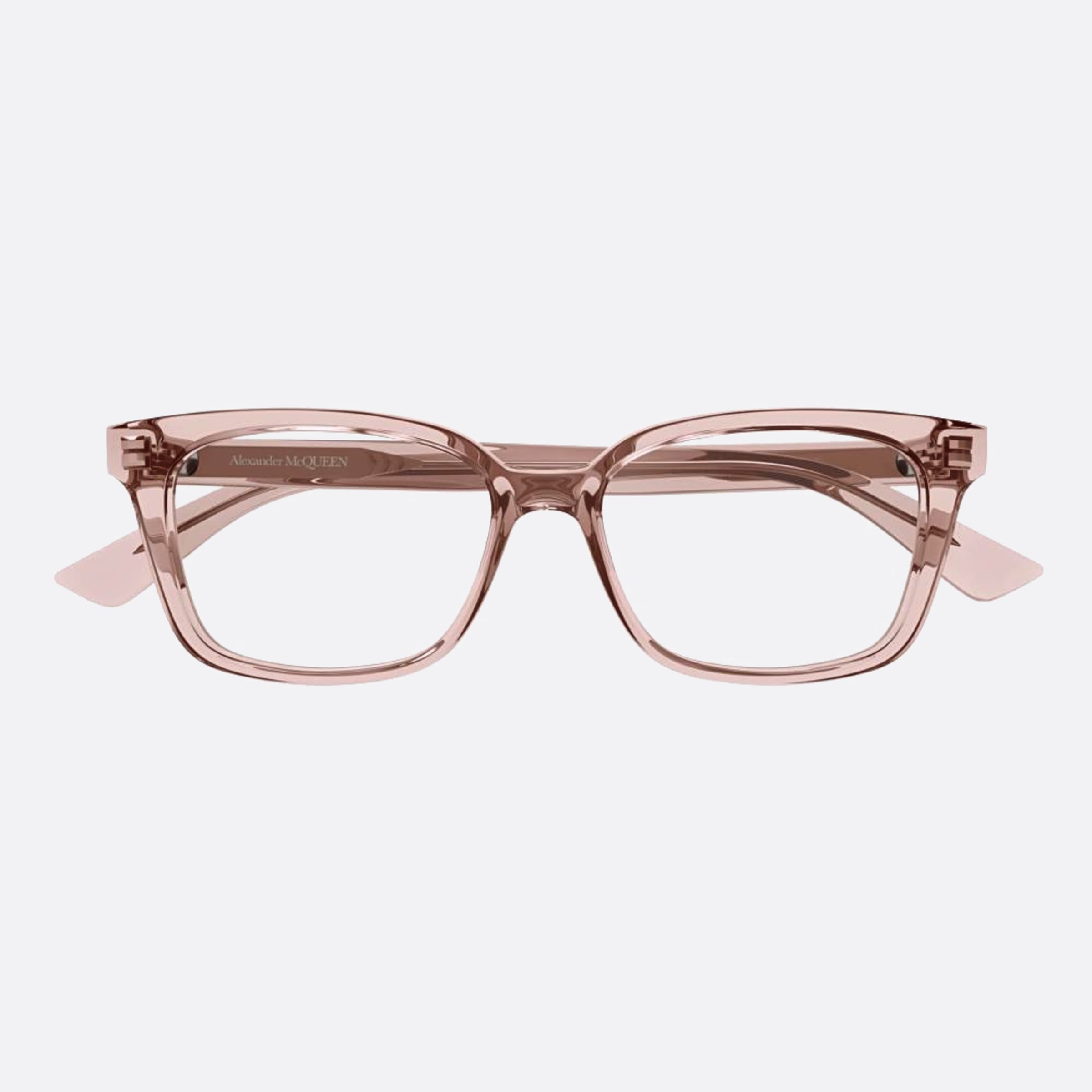 Alexander 52mm Mcqueen Pink Squared Woman Eyeglasses - Main View