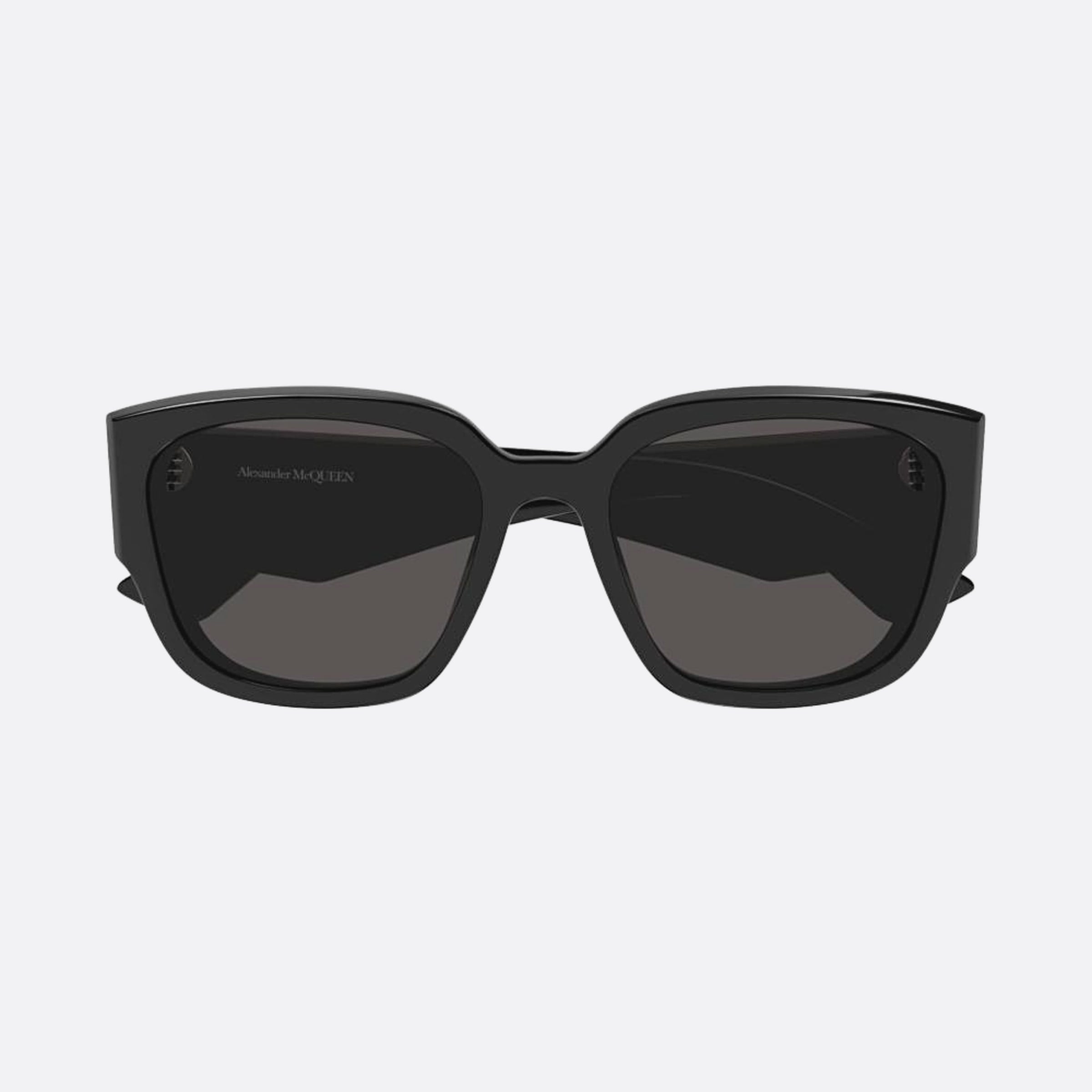Alexander 55mm Mcqueen Black Squared Woman Sunglasses - Main View