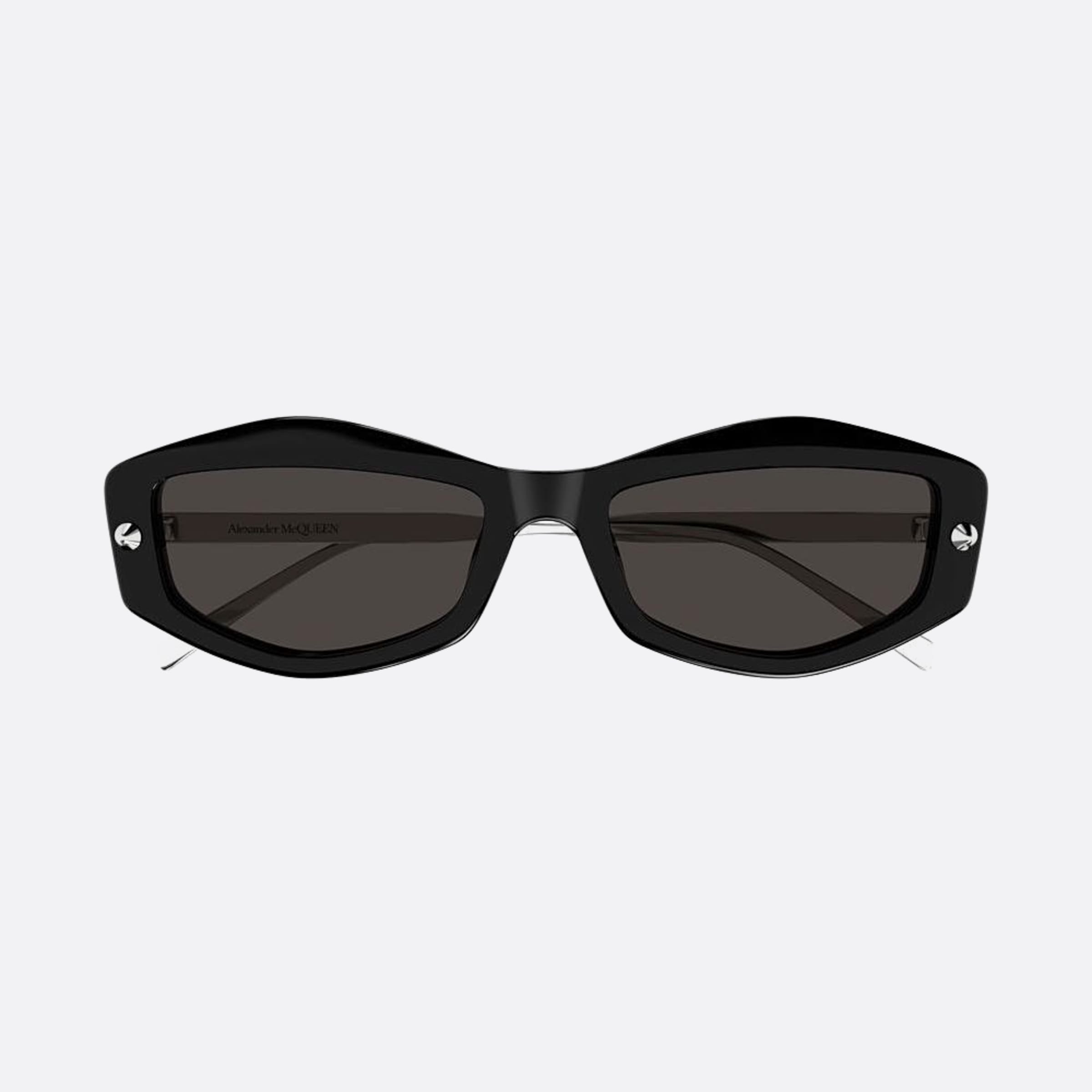 Alexander 55mm Mcqueen Black Squared Woman Sunglasses - Main View