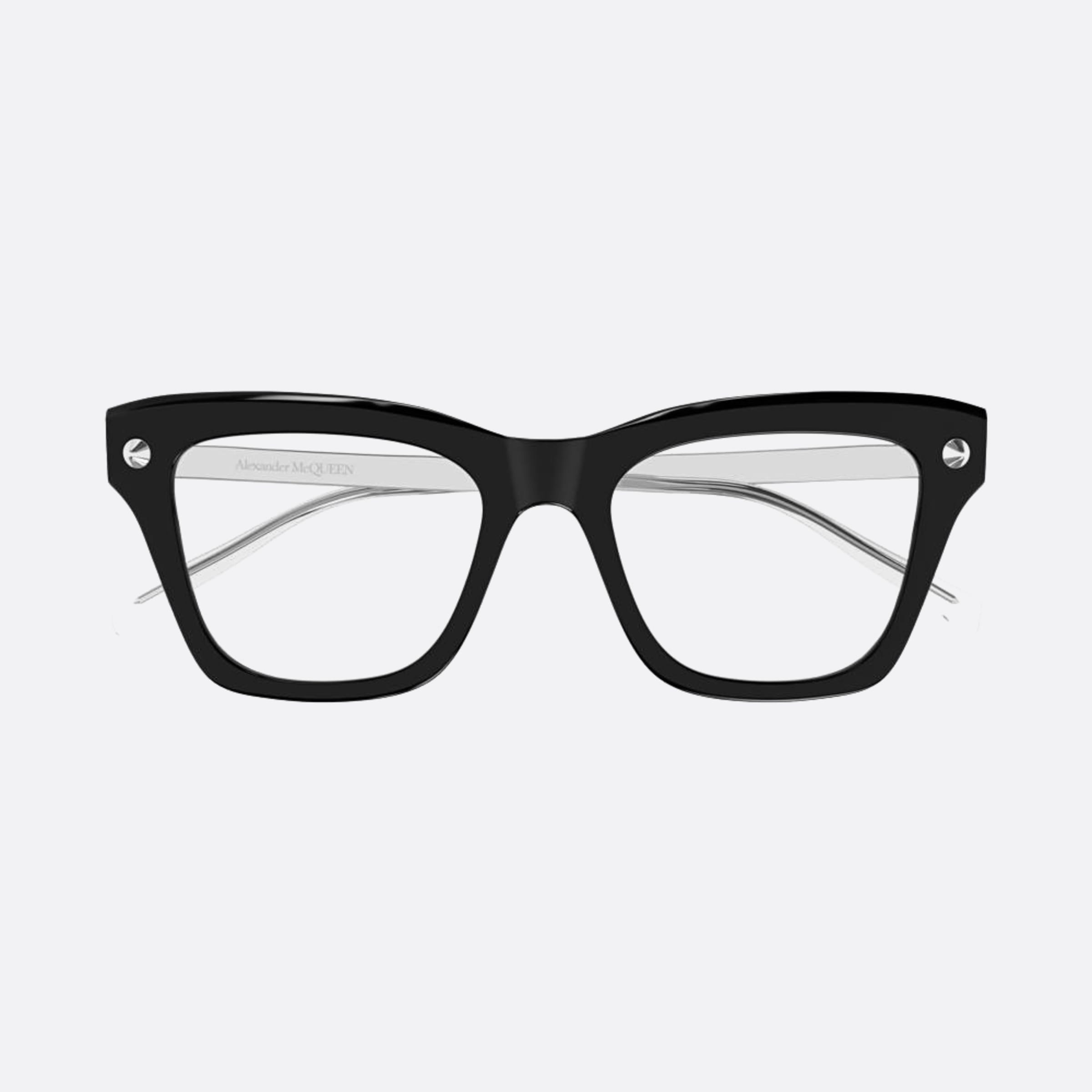 Alexander 50mm Mcqueen Black Squared Women Eyeglasses - Main View