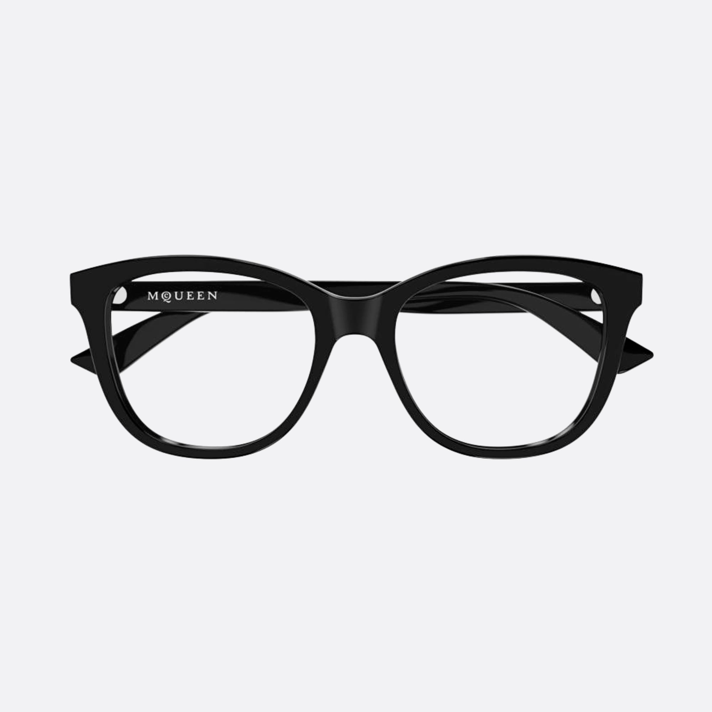 Alexander 54mm Mcqueen Black Squared Woman Eyeglasses - Main View