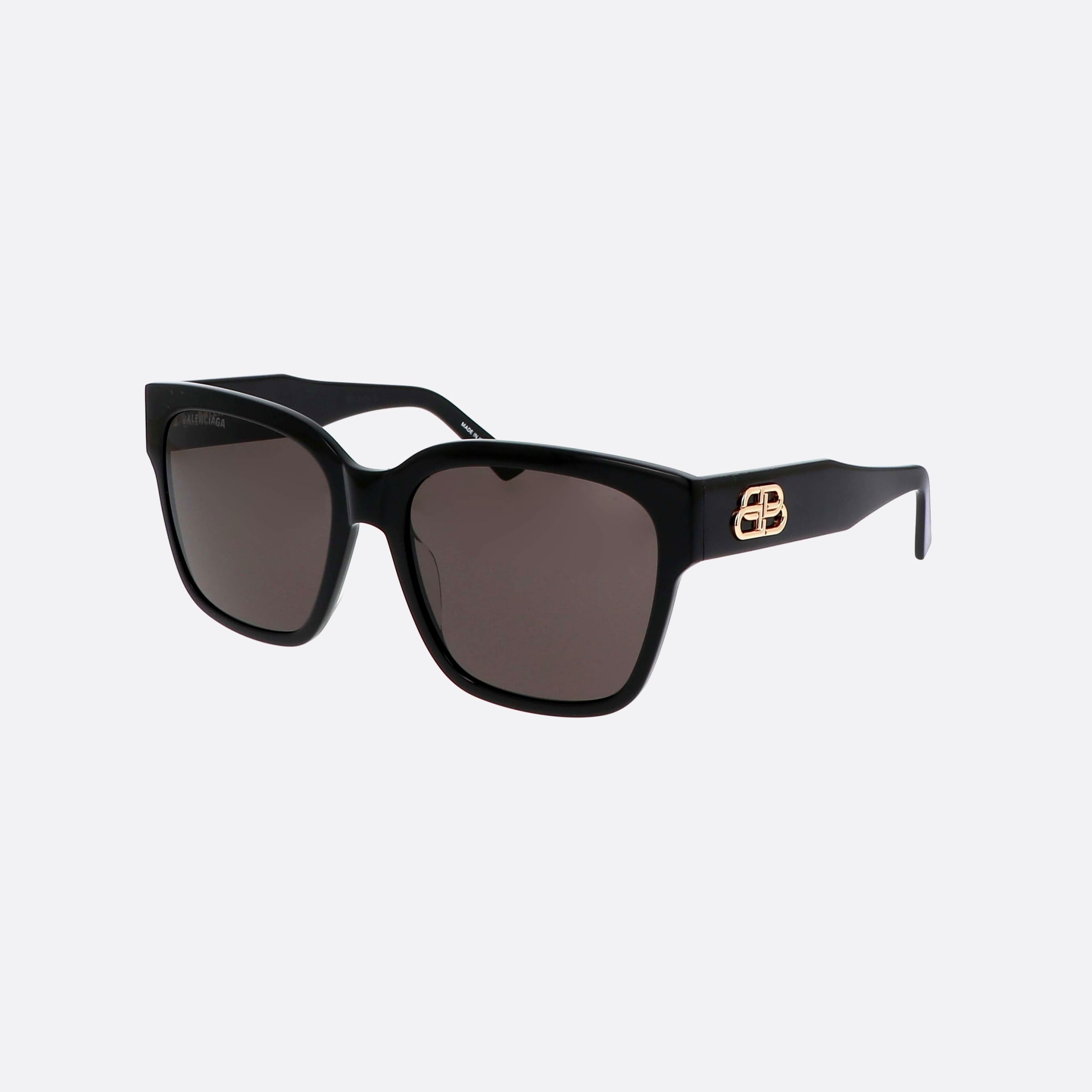 Balenciaga 55mm Black Oval Woman Sunglasses - Main View