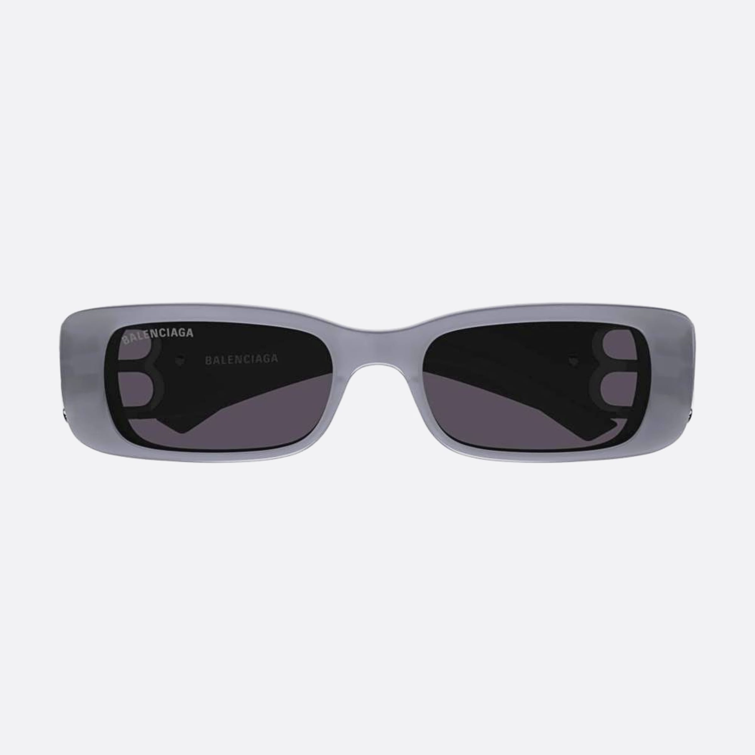 Balenciaga 51mm Grey Geometric Woman Sunglasses - Main View