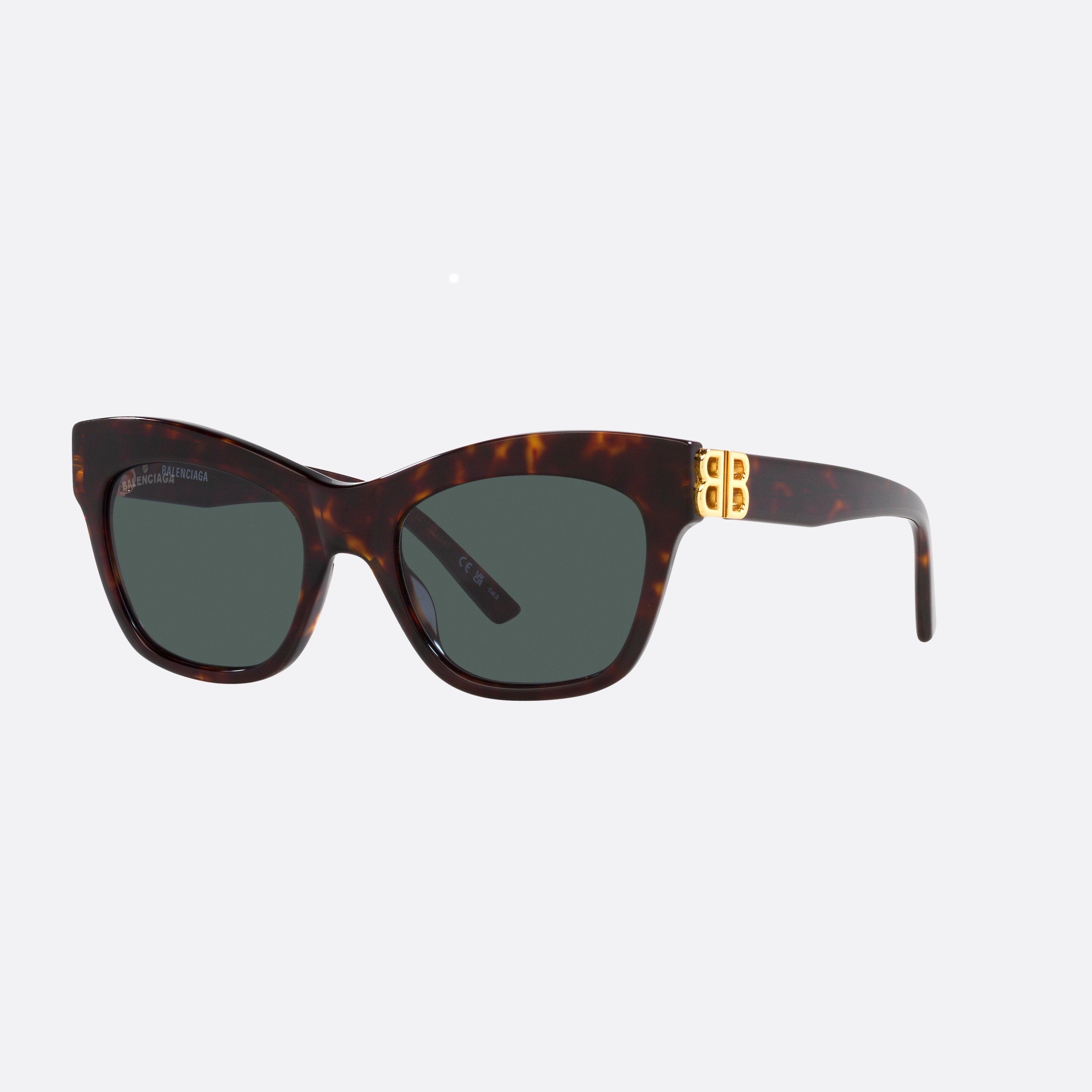 Balenciaga 53mm Brown Cat Eye Woman Sunglasses - Main View