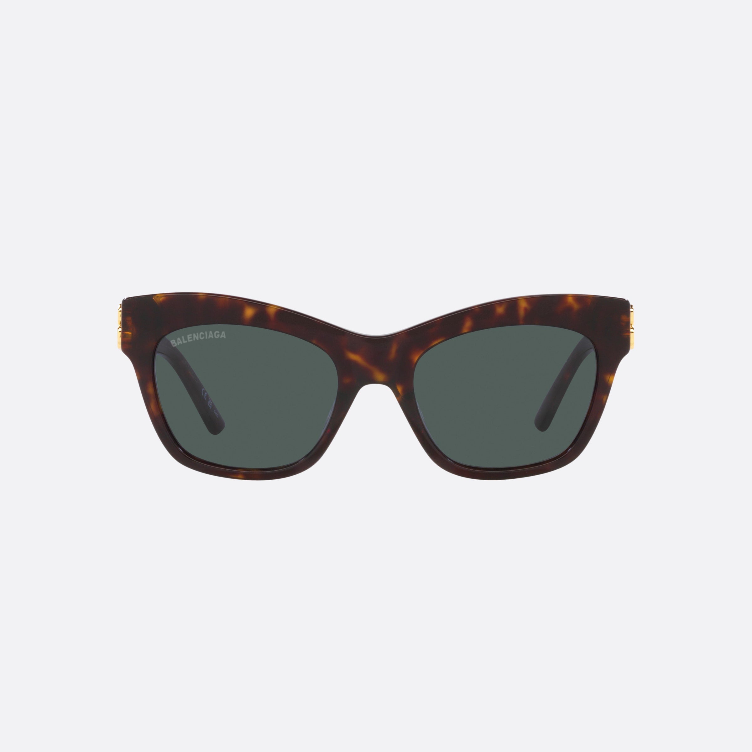 Balenciaga 53mm Brown Cat Eye Woman Sunglasses - Side View
