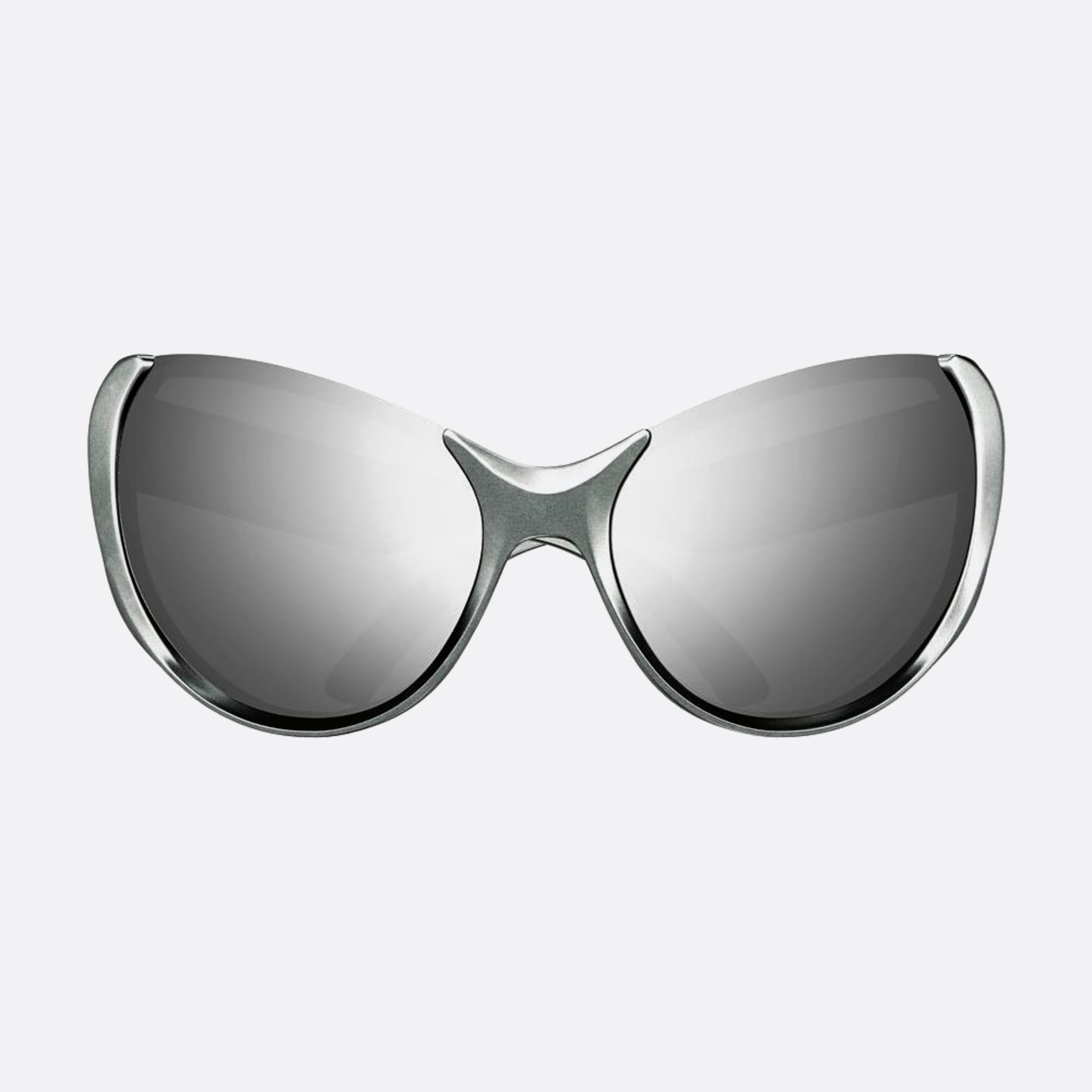 Balenciaga 65mm Silver Butterfly Woman Sunglasses - Main View