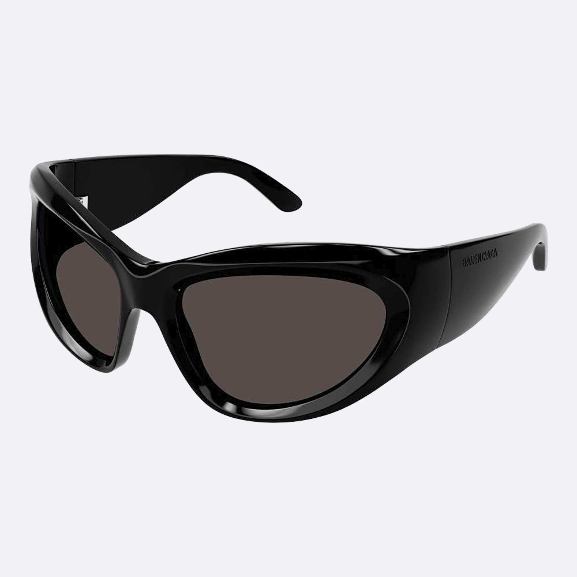 Balenciaga 64mm Black Other Woman Sunglasses - Side View