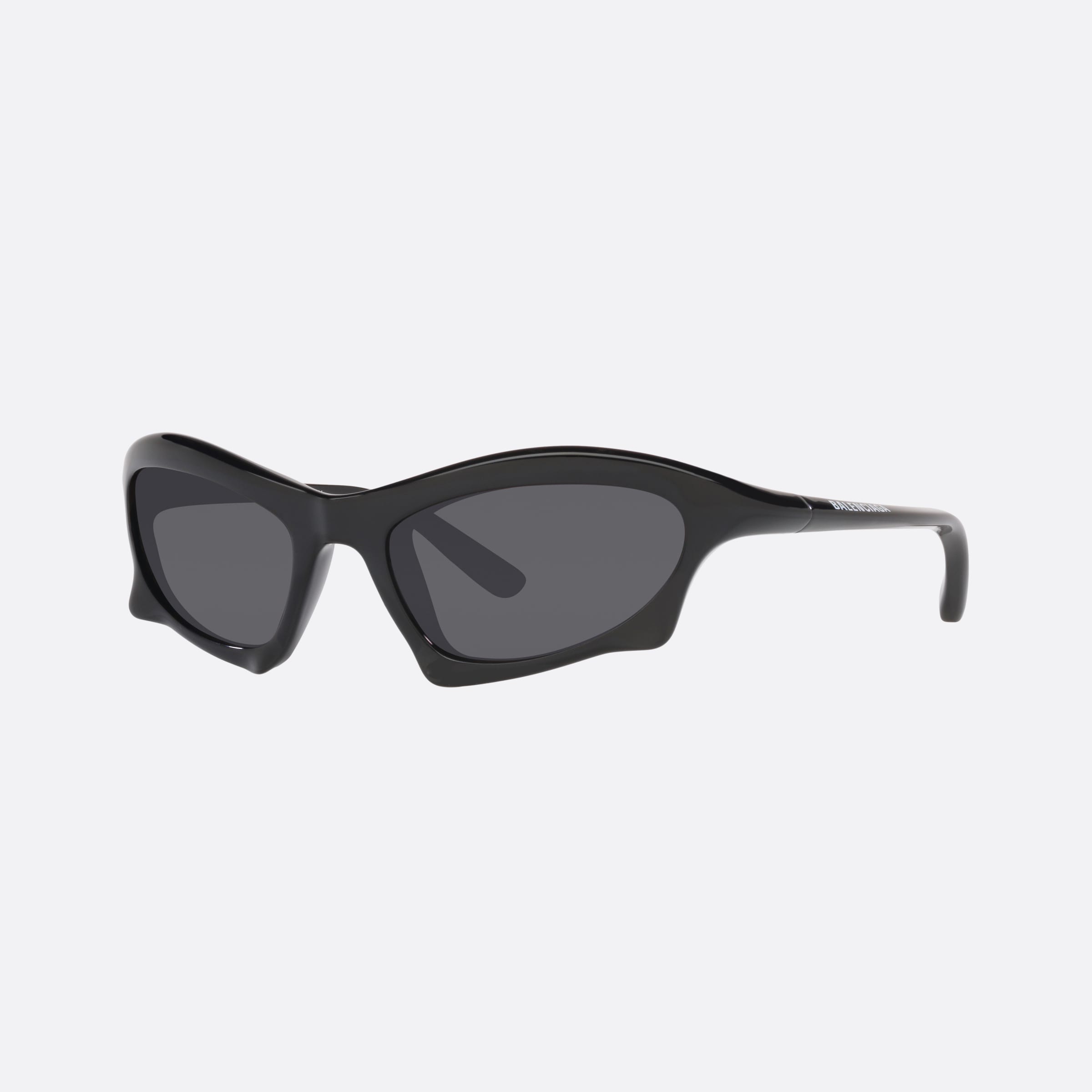 Balenciaga 59mm Black Rectangle Man Sunglasses - Main View
