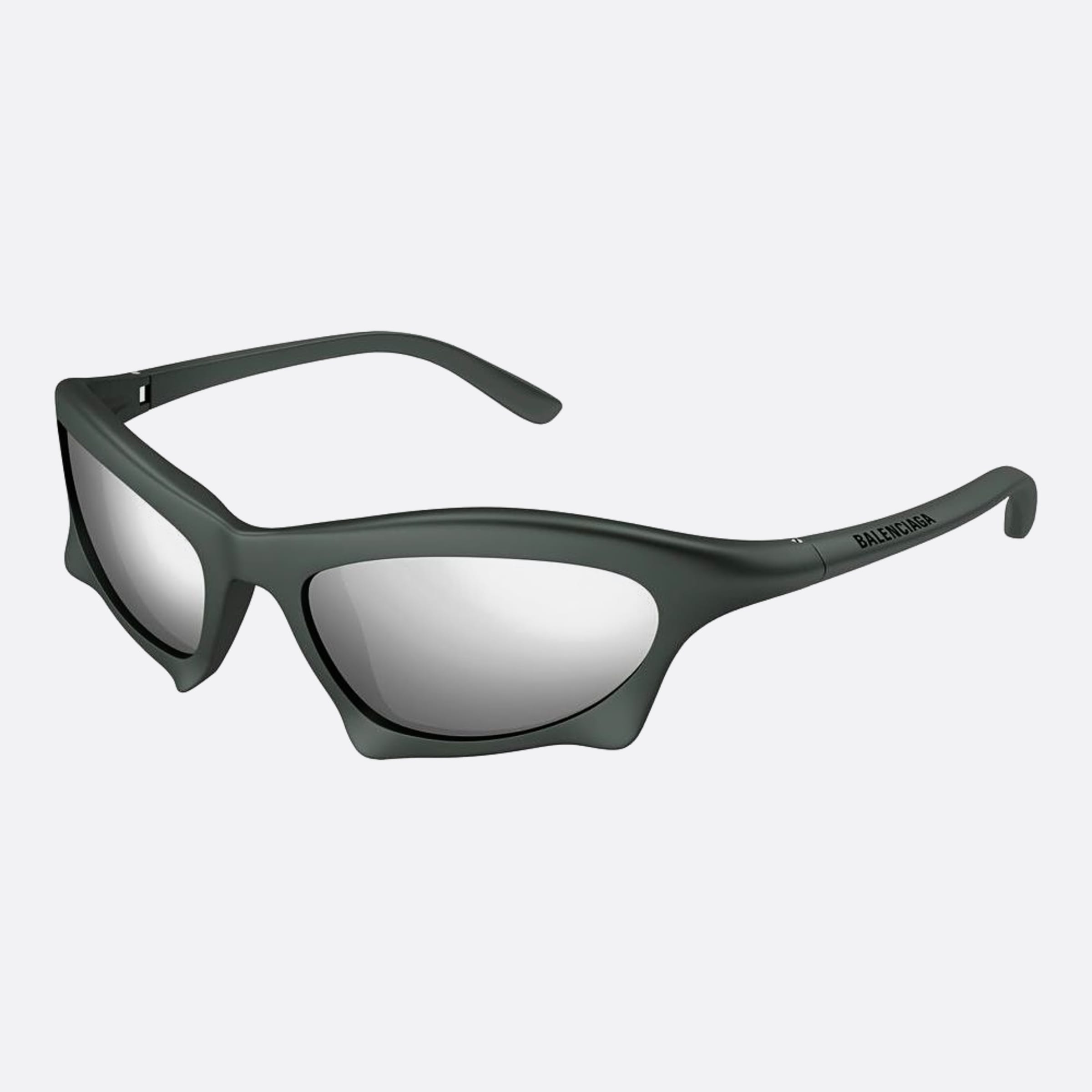 Balenciaga 59mm Grey Sports Man Sunglasses - Side View