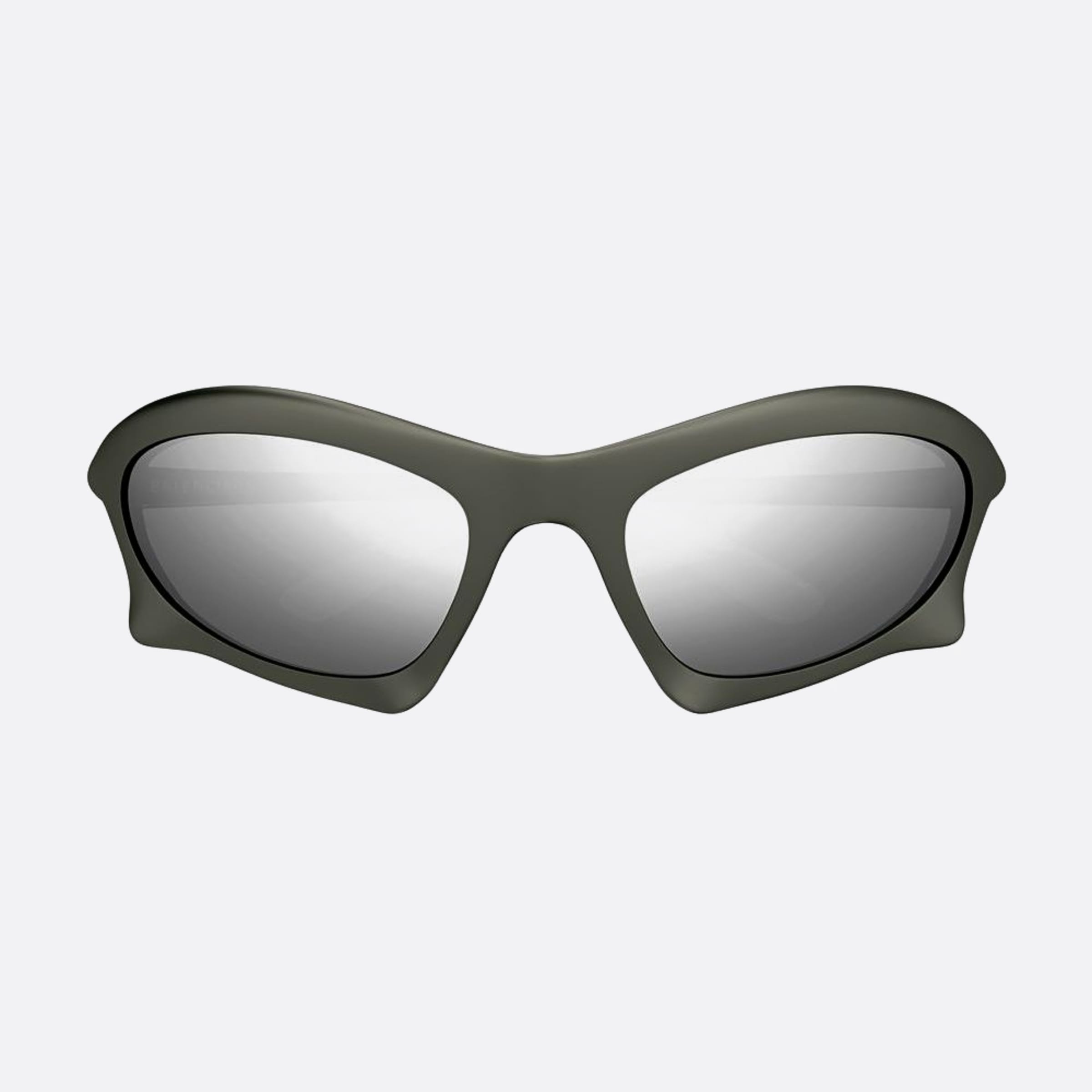 Balenciaga 59mm Grey Sports Man Sunglasses - Detail View