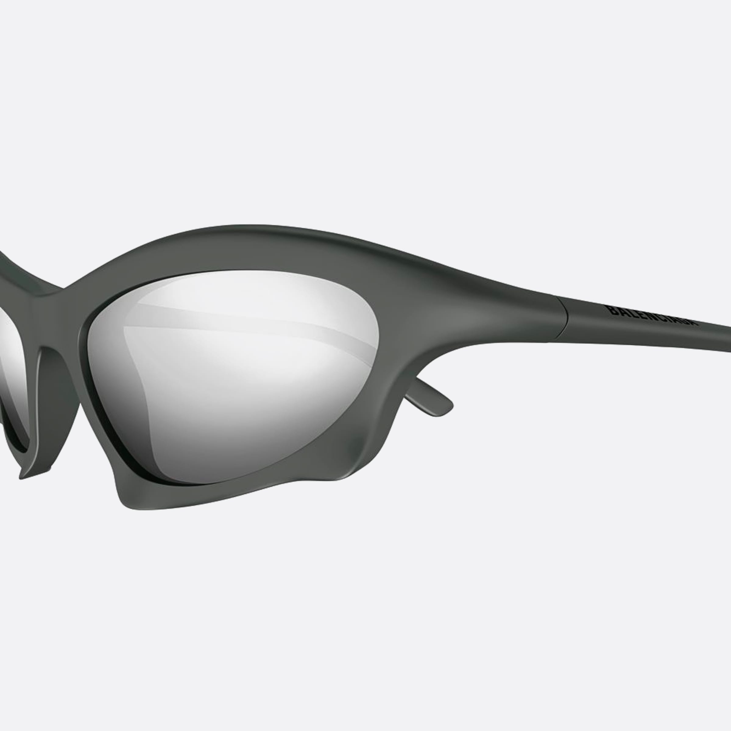 Balenciaga 59mm Grey Sports Man Sunglasses - Lifestyle Shot