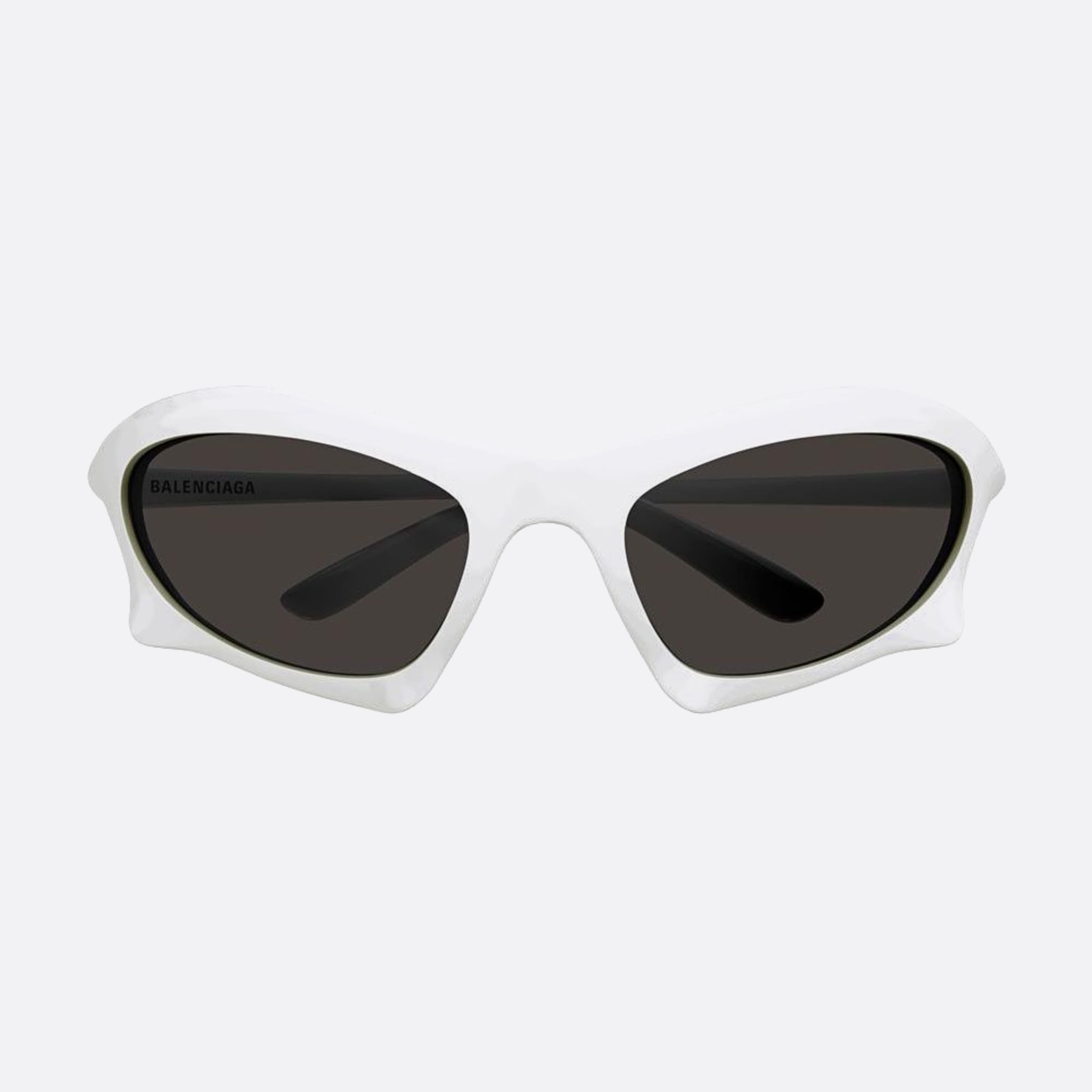 Balenciaga 59mm White Sports Man Sunglasses - Main View