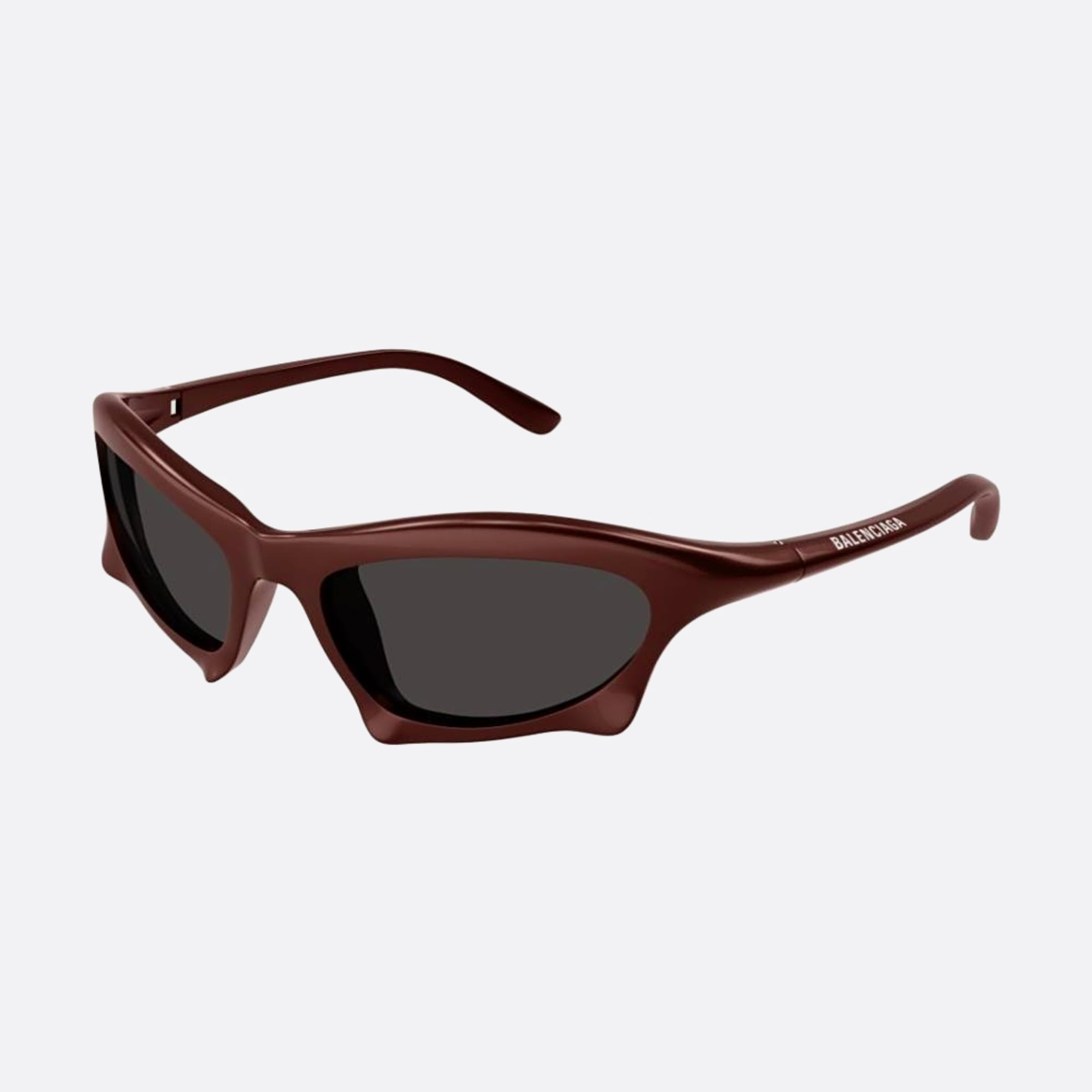 Balenciaga 59mm Brown Sports Man Sunglasses - Side View