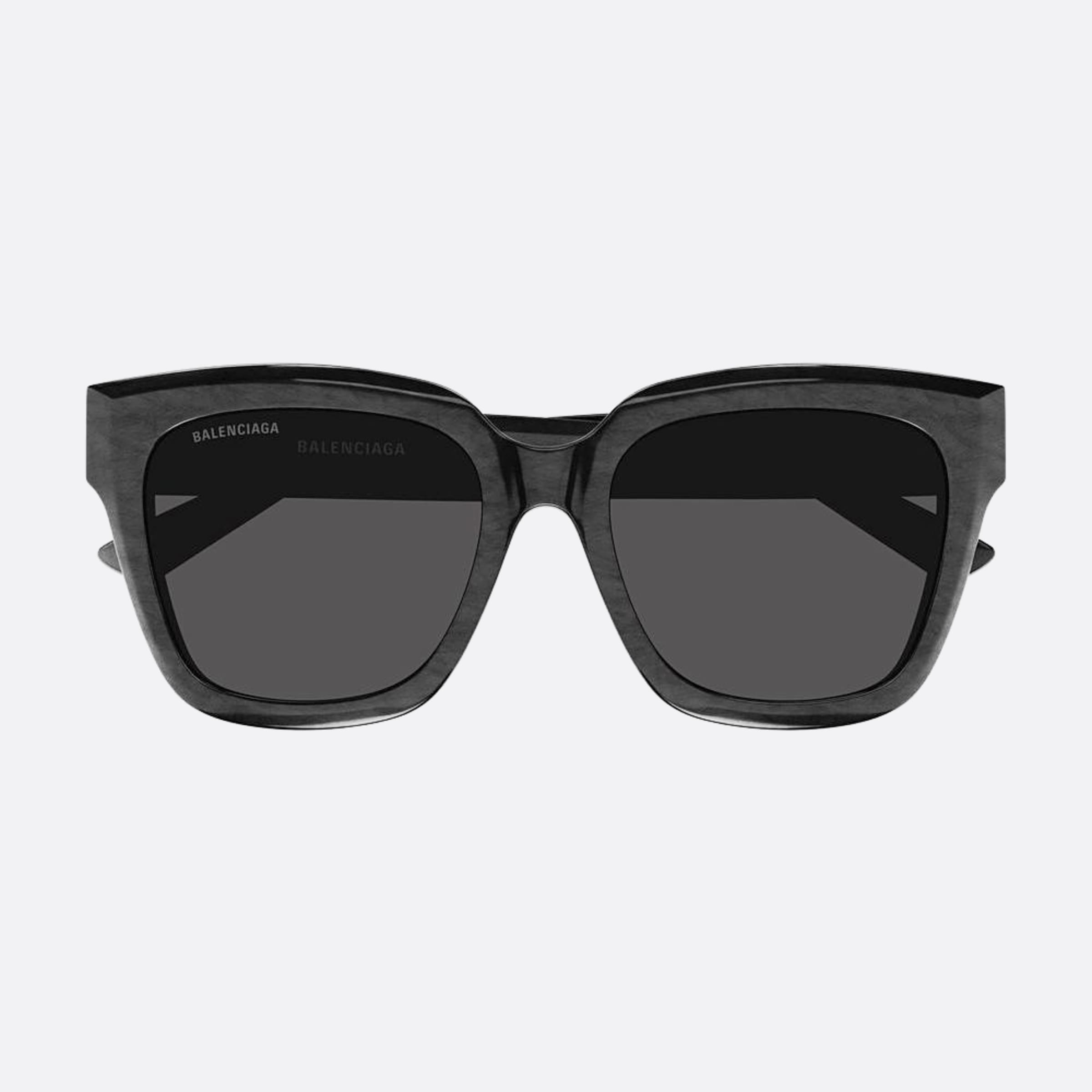 Balenciaga 55mm Bb0237sa Black Geometric Women Sunglasses - Main View