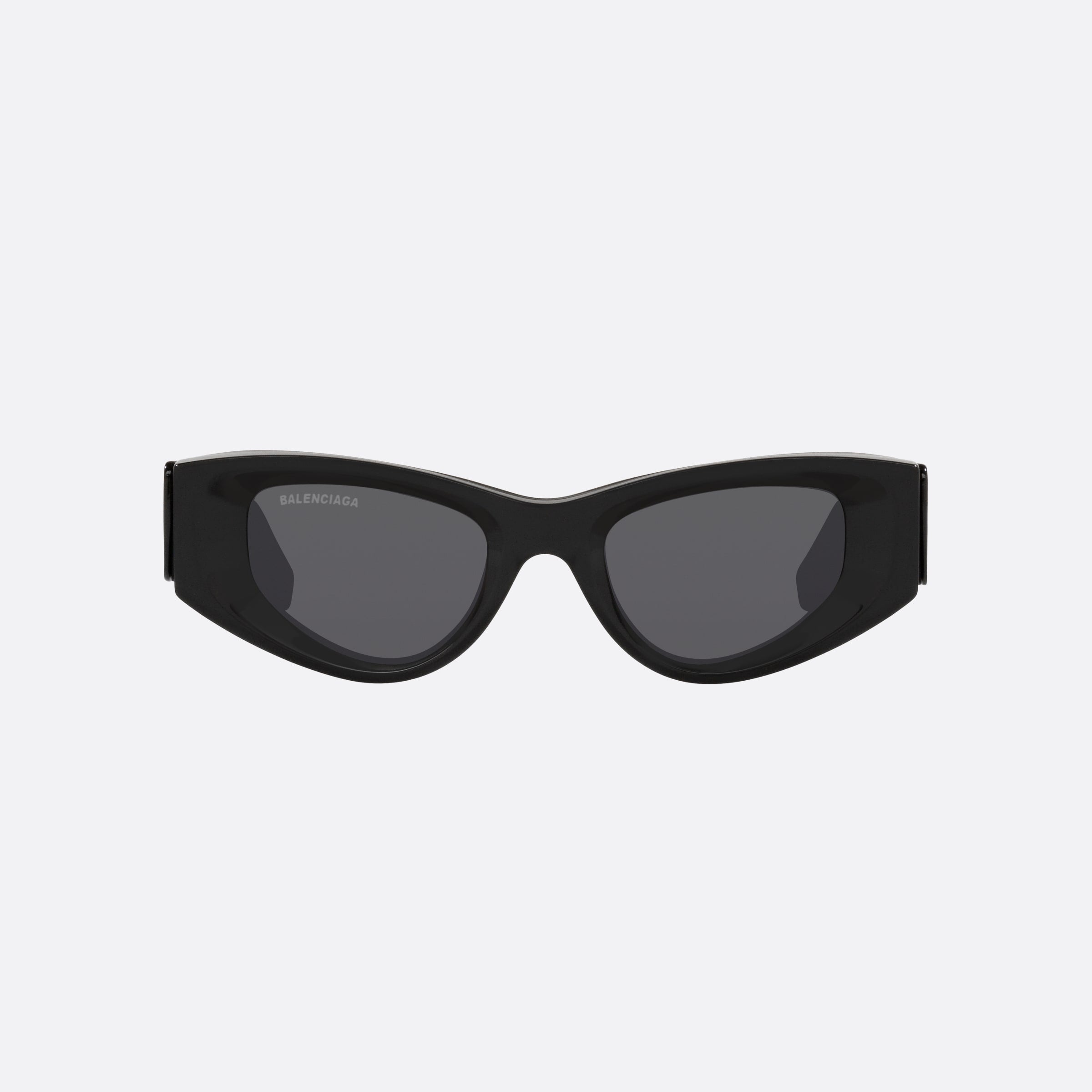 Balenciaga 48mm Black Cat Eye Woman Sunglasses - Side View