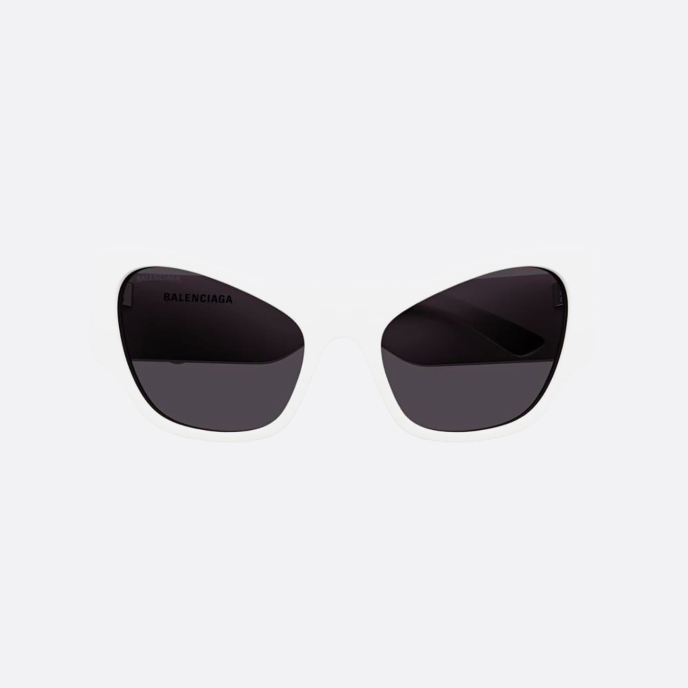 Balenciaga 56mm White Squared Woman Sunglasses - Main View
