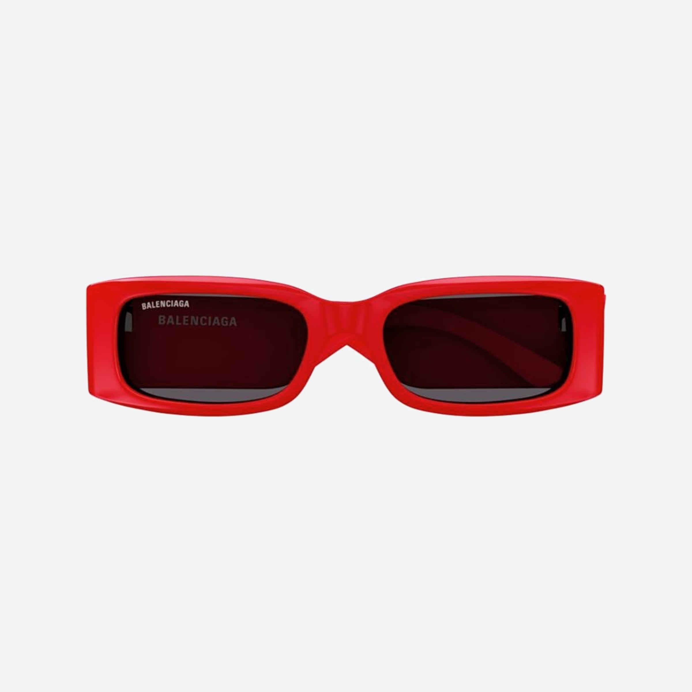Balenciaga 56mm Red Squared Woman Sunglasses - Main View