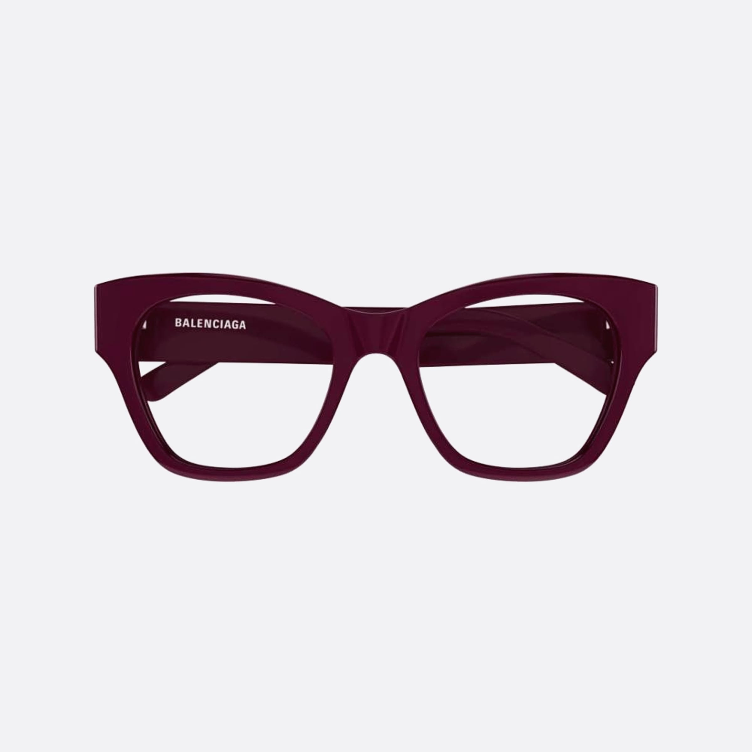 Balenciaga 52mm Red Squared Woman Eyeglasses - Main View