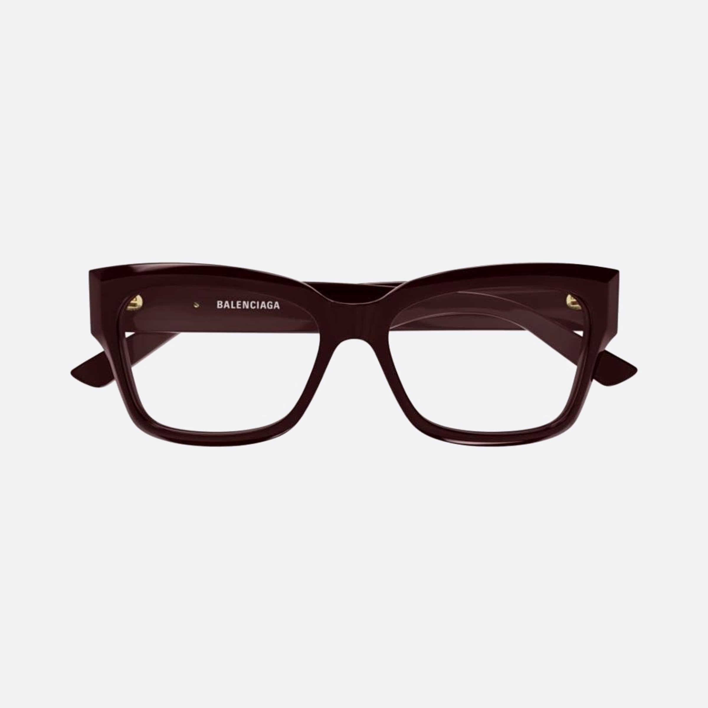 Balenciaga 55mm Red Geometric Woman Eyeglasses - Main View