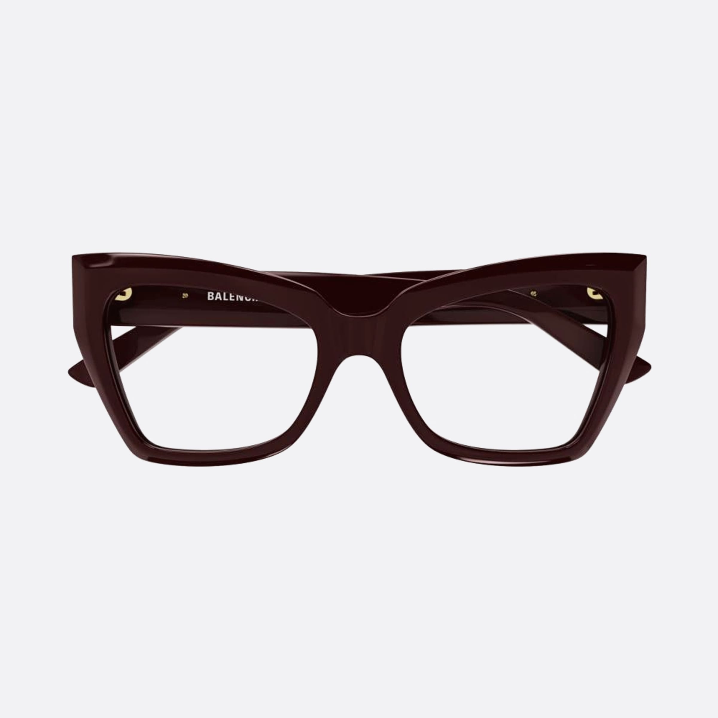 Balenciaga 53mm Red Geometric Woman Eyeglasses - Main View