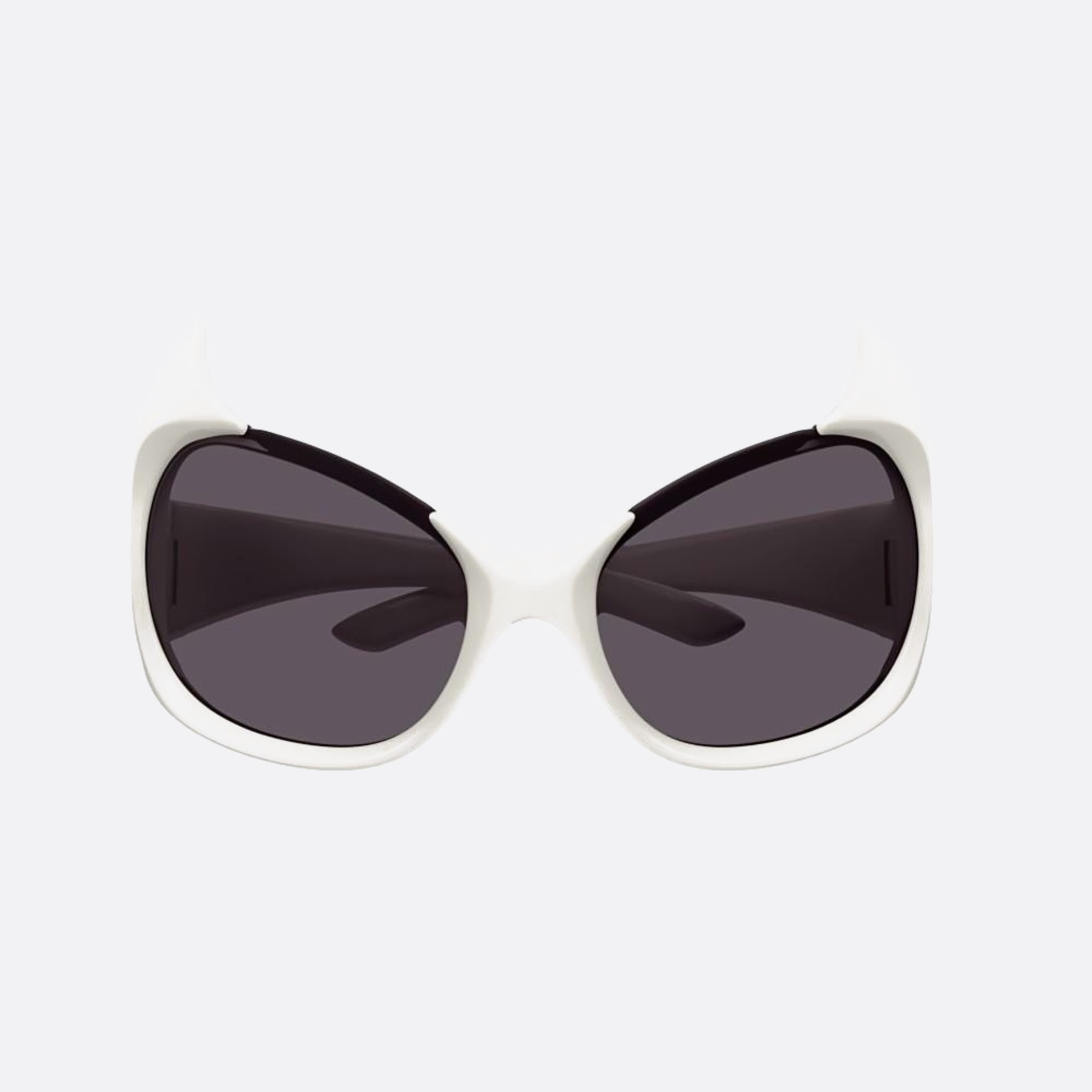 Balenciaga 71mm White Cat Eye Woman Sunglasses - Main View