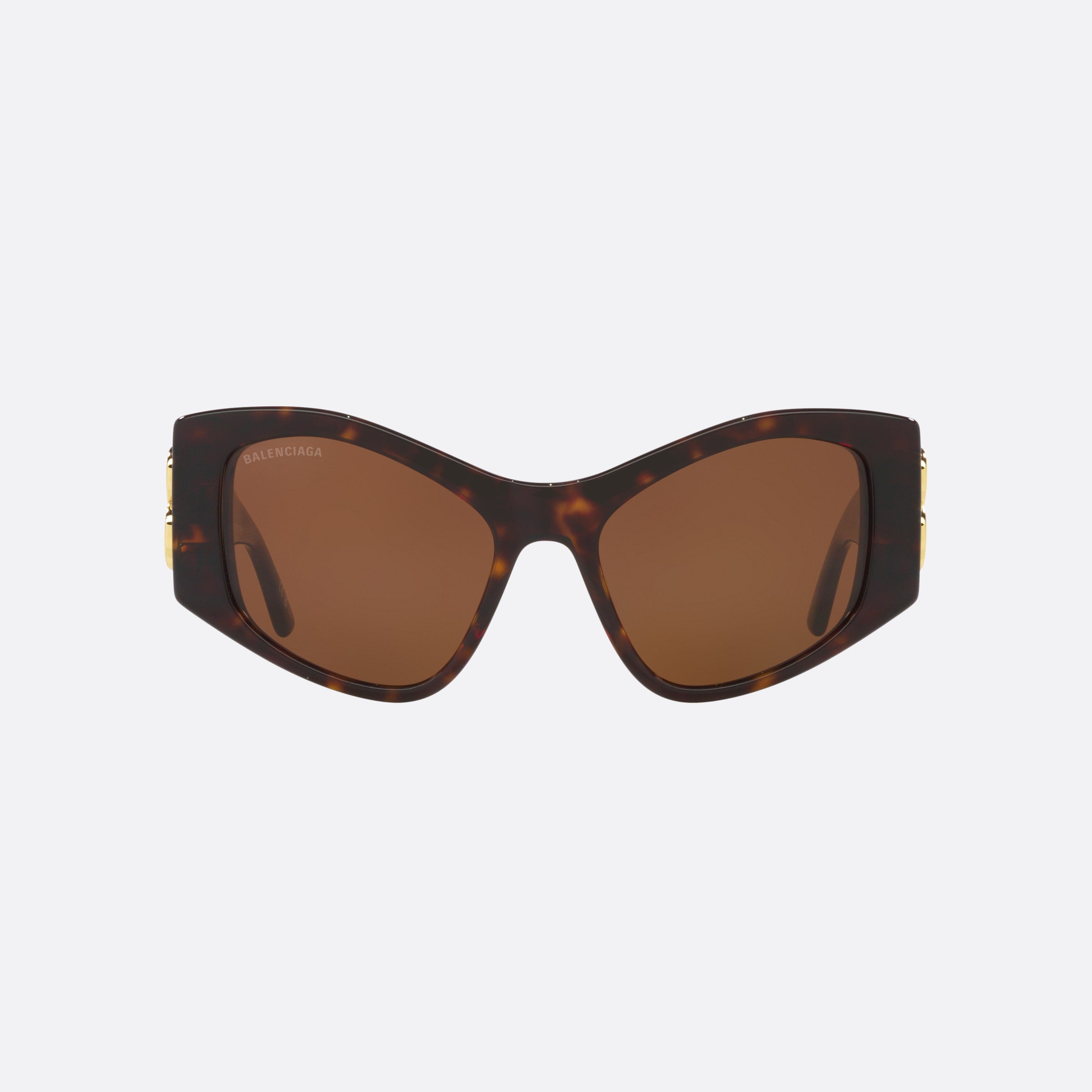 Balenciaga 55mm Tortoise Cat Eye Woman Sunglasses - Side View