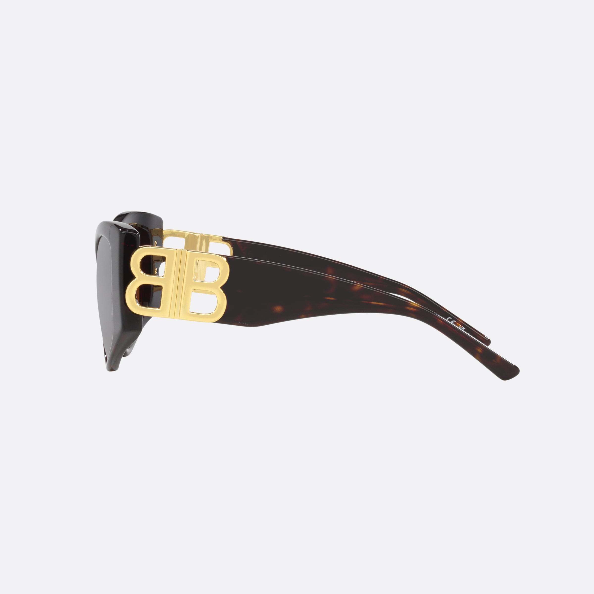 Balenciaga 55mm Tortoise Cat Eye Woman Sunglasses - Detail View