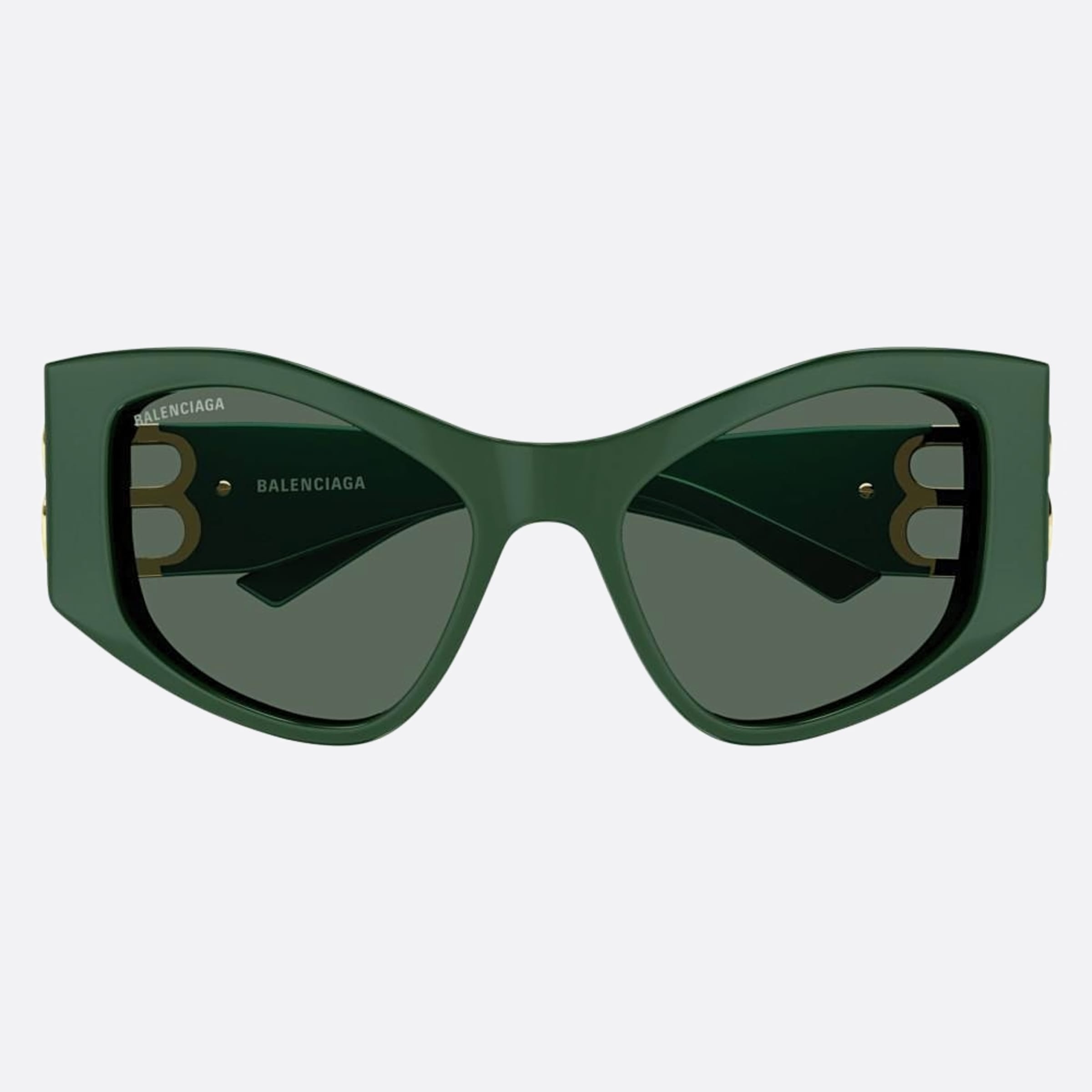 Balenciaga 55mm Green Cat Eye Woman Sunglasses - Main View