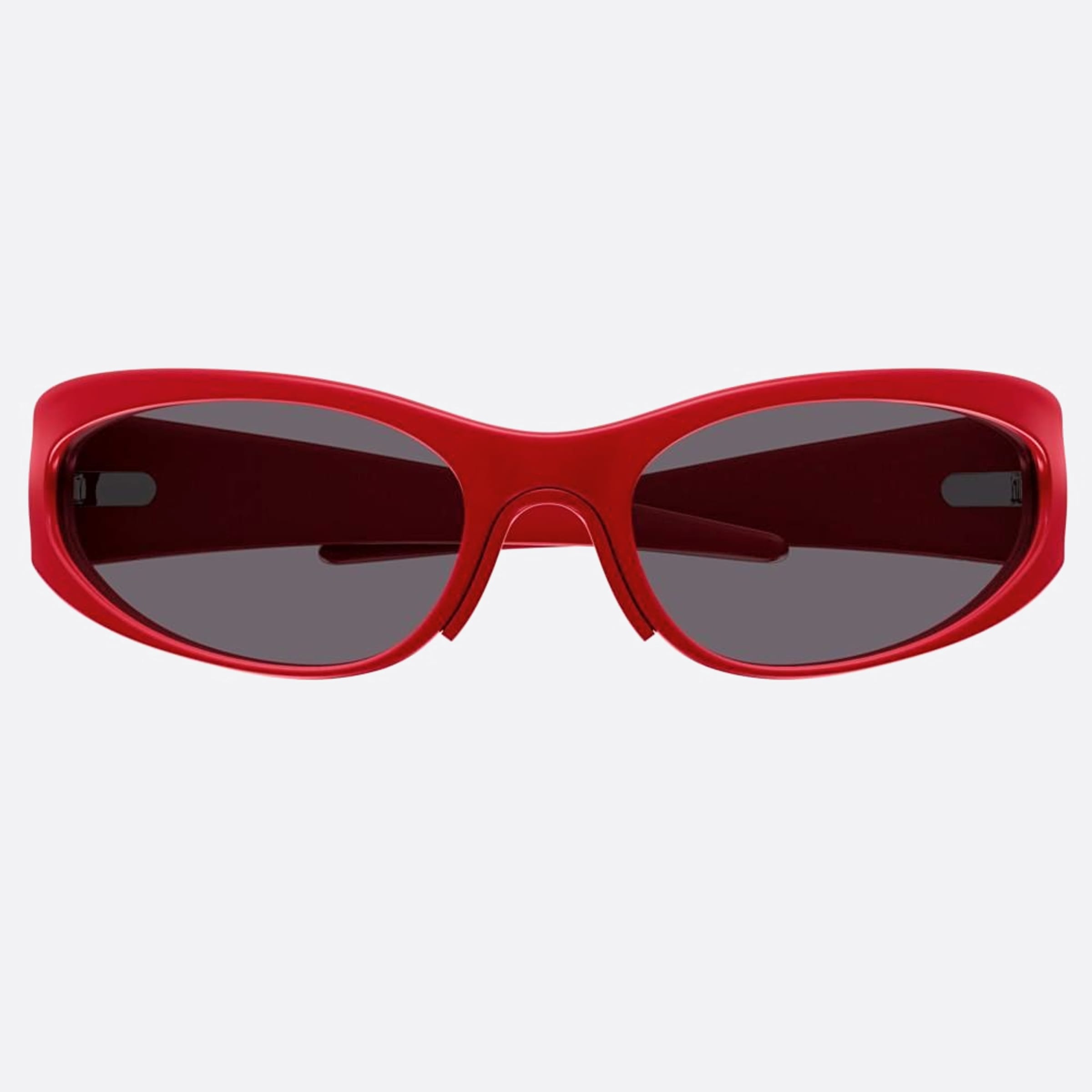 Balenciaga 77mm Red Geometric Man Sunglasses - Main View