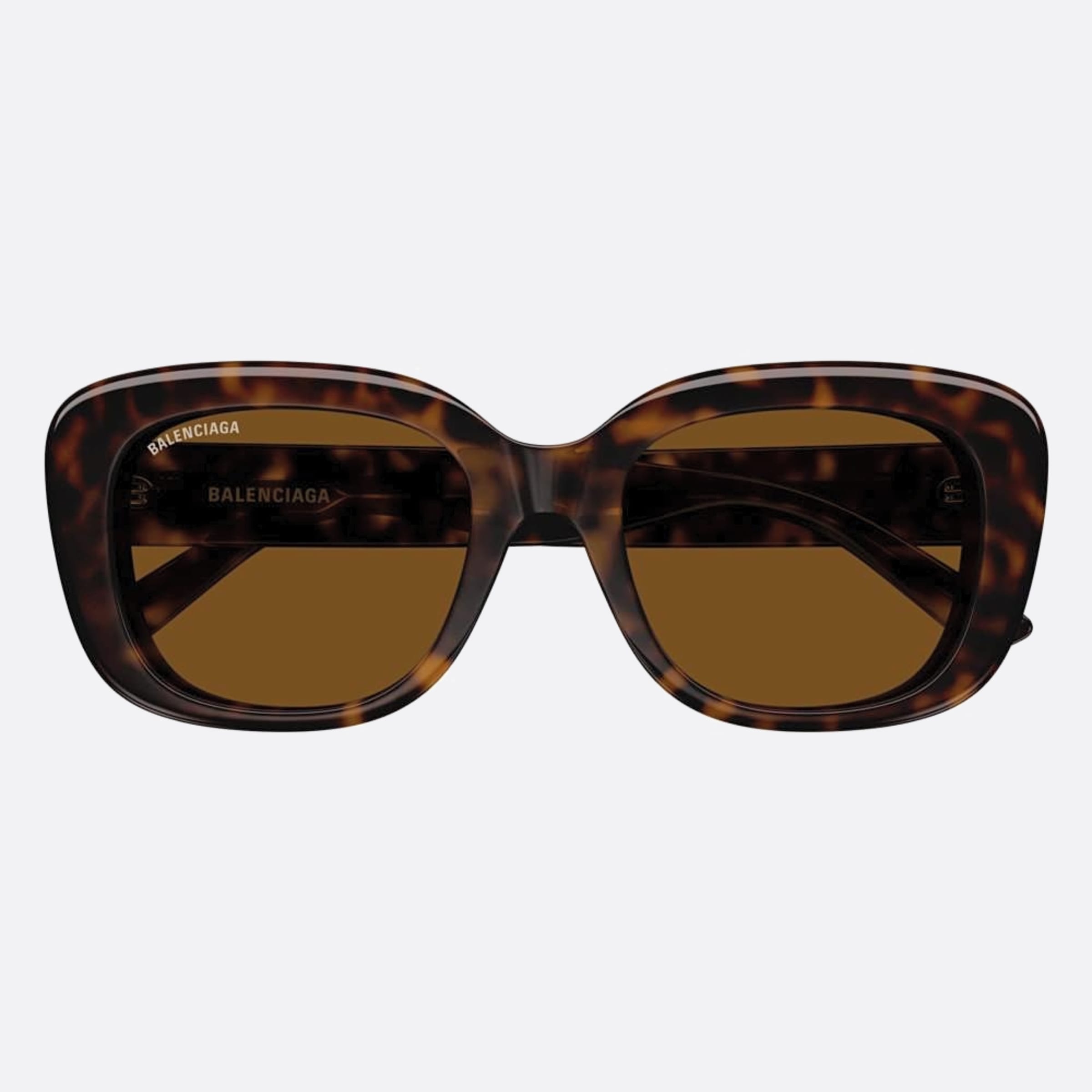 Balenciaga 54mm Bb0295sk Havana Geometric Woman Sunglasses - Main View