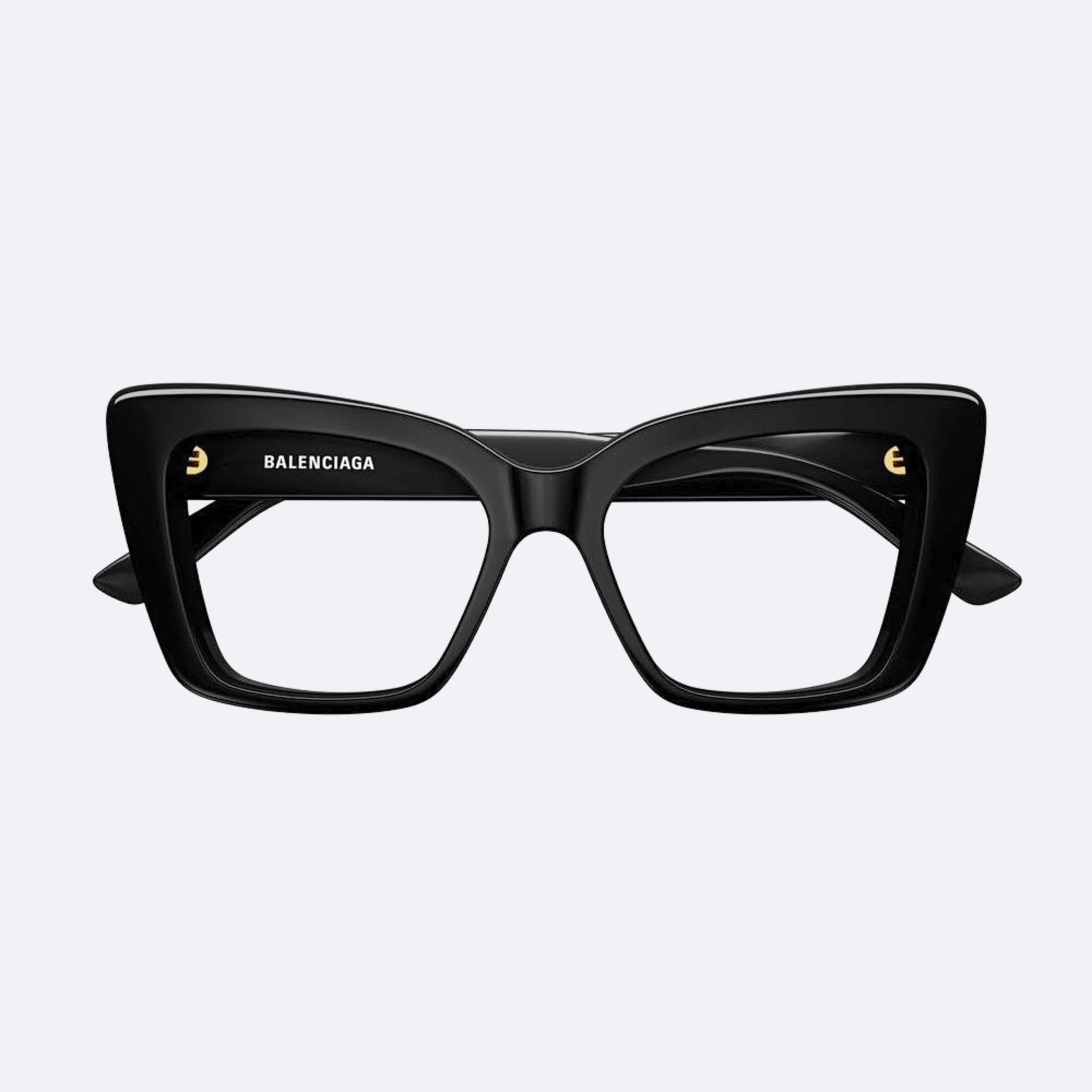 Balenciaga 52mm Black Butterfly Woman Eyeglasses - Main View