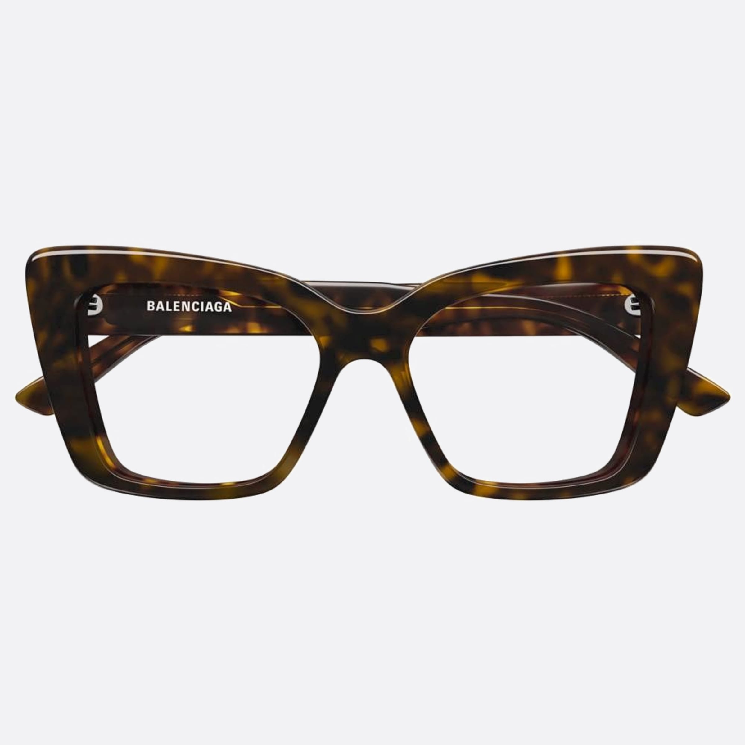 Balenciaga 52mm Havana Butterfly Woman Eyeglasses - Main View