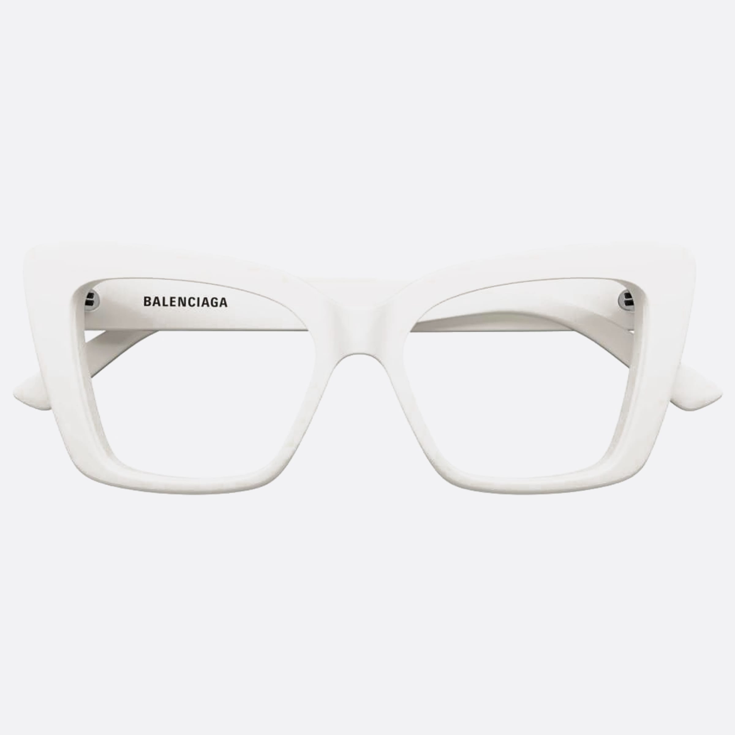 Balenciaga 52mm White Butterfly Woman Eyeglasses - Main View