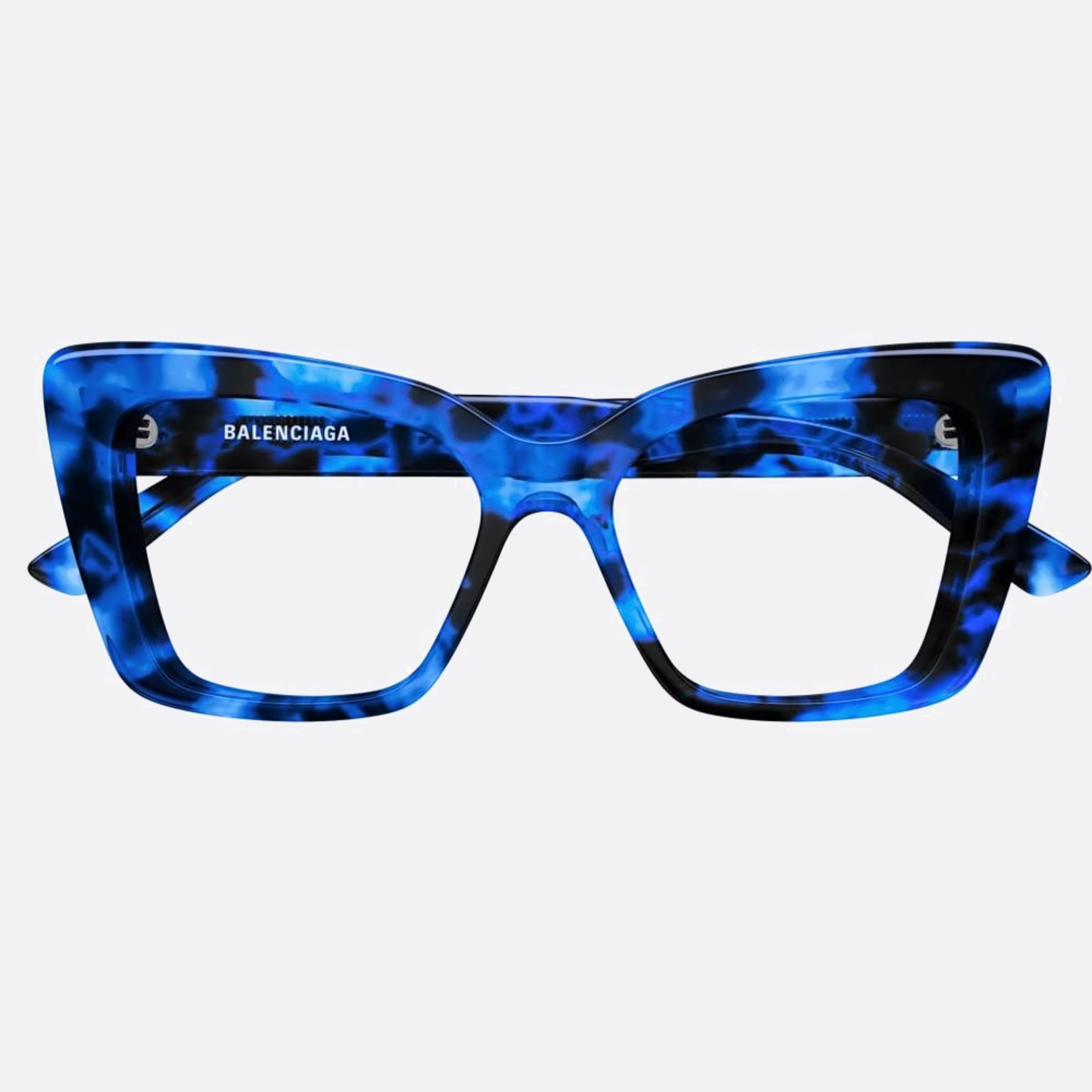 Balenciaga 52mm Blue Butterfly Woman Eyeglasses - Main View