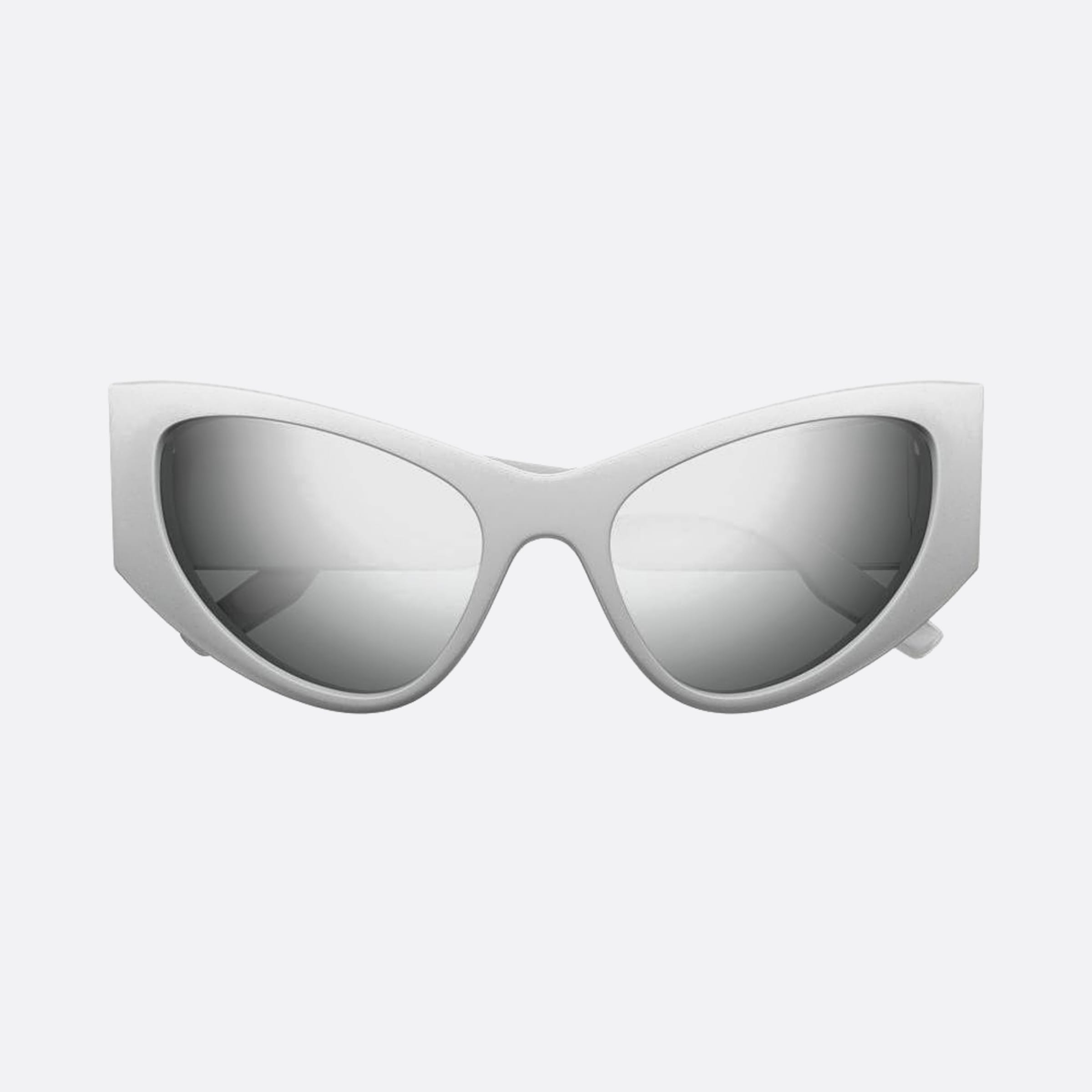 Balenciaga 56mm Silver Cat Eye Women Sunglasses - Main View